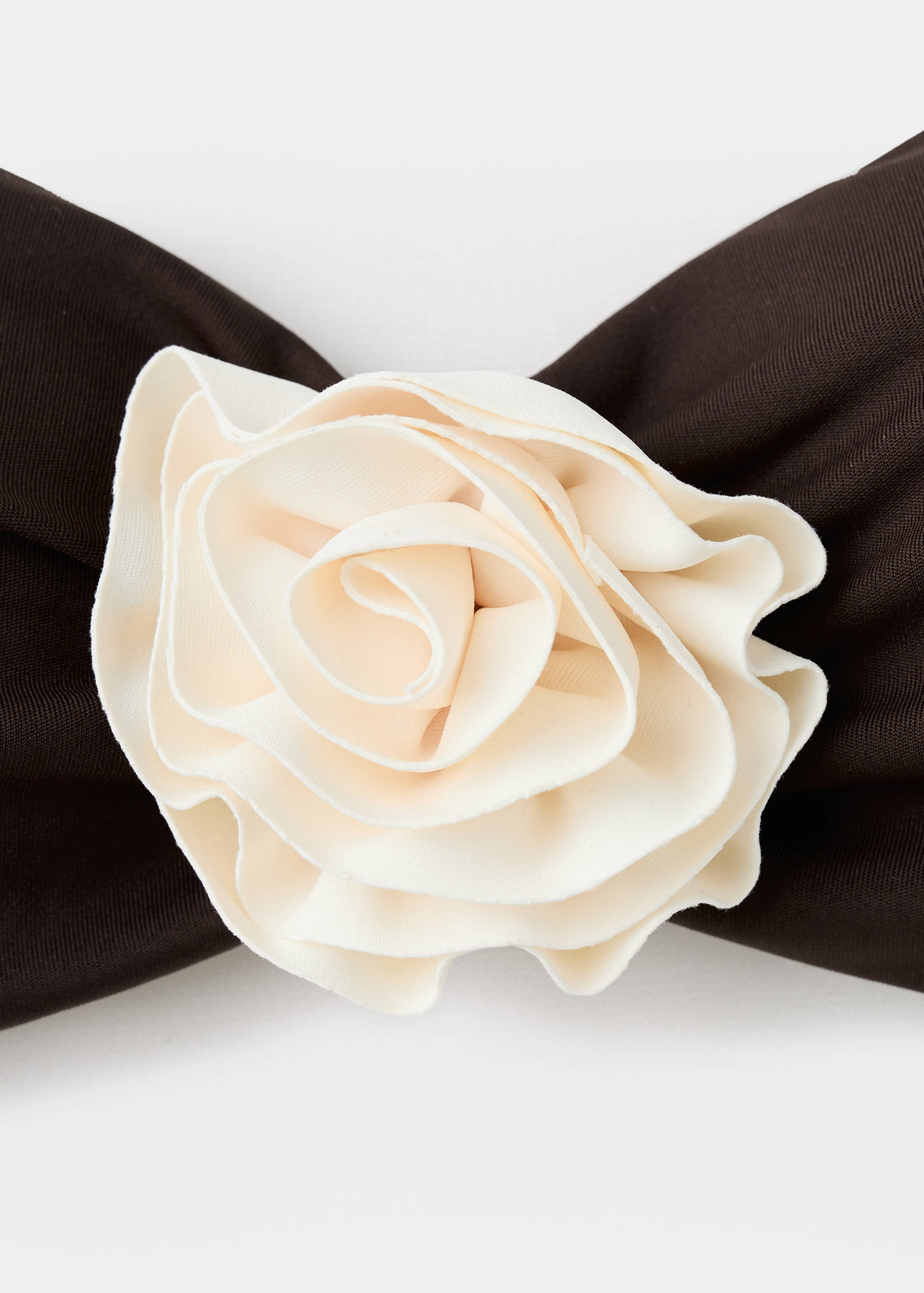 Haut de bikini bandeau fleur - Détail de l'article 8