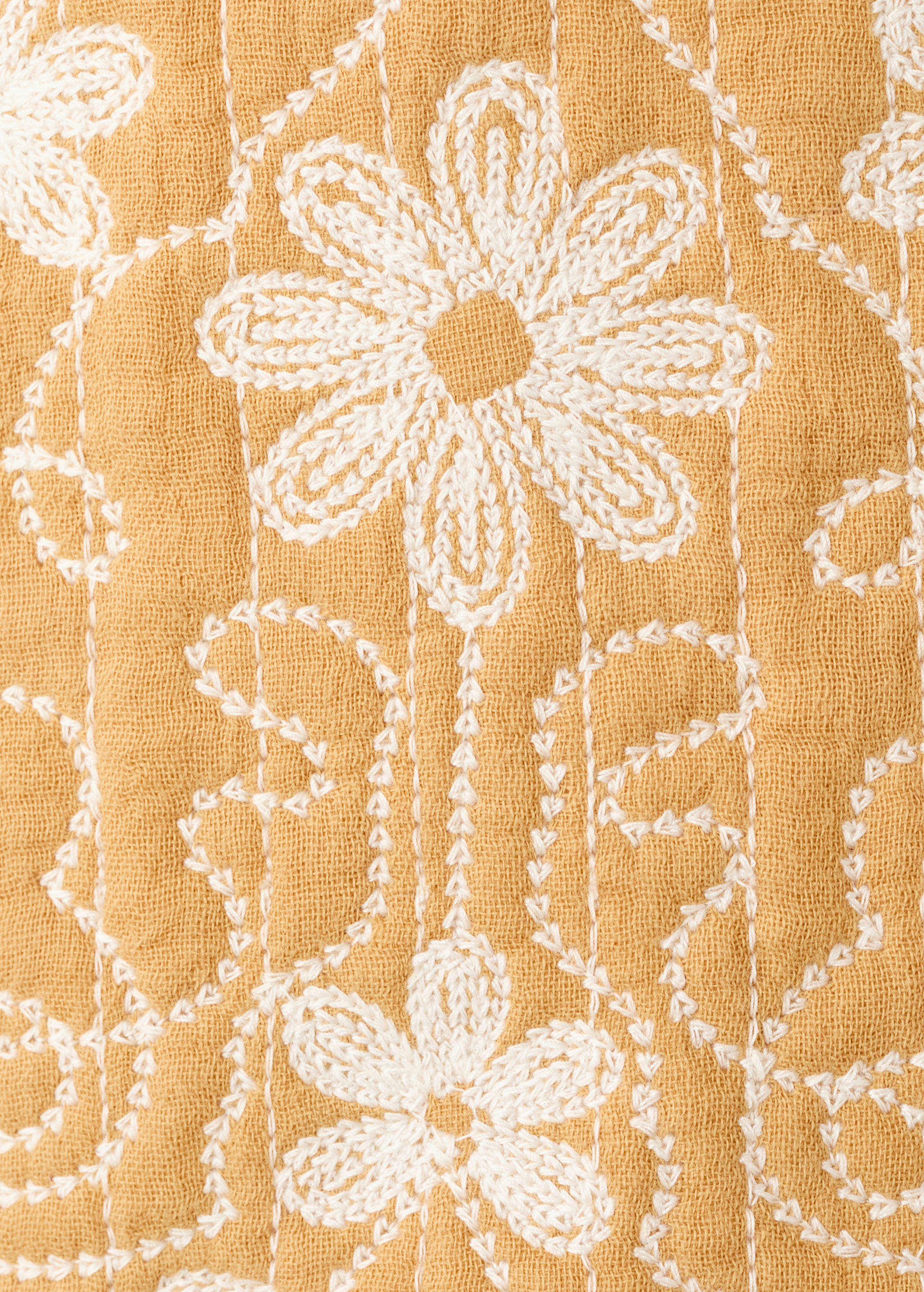 Floral-embroidered waistcoat - Details of the article 0