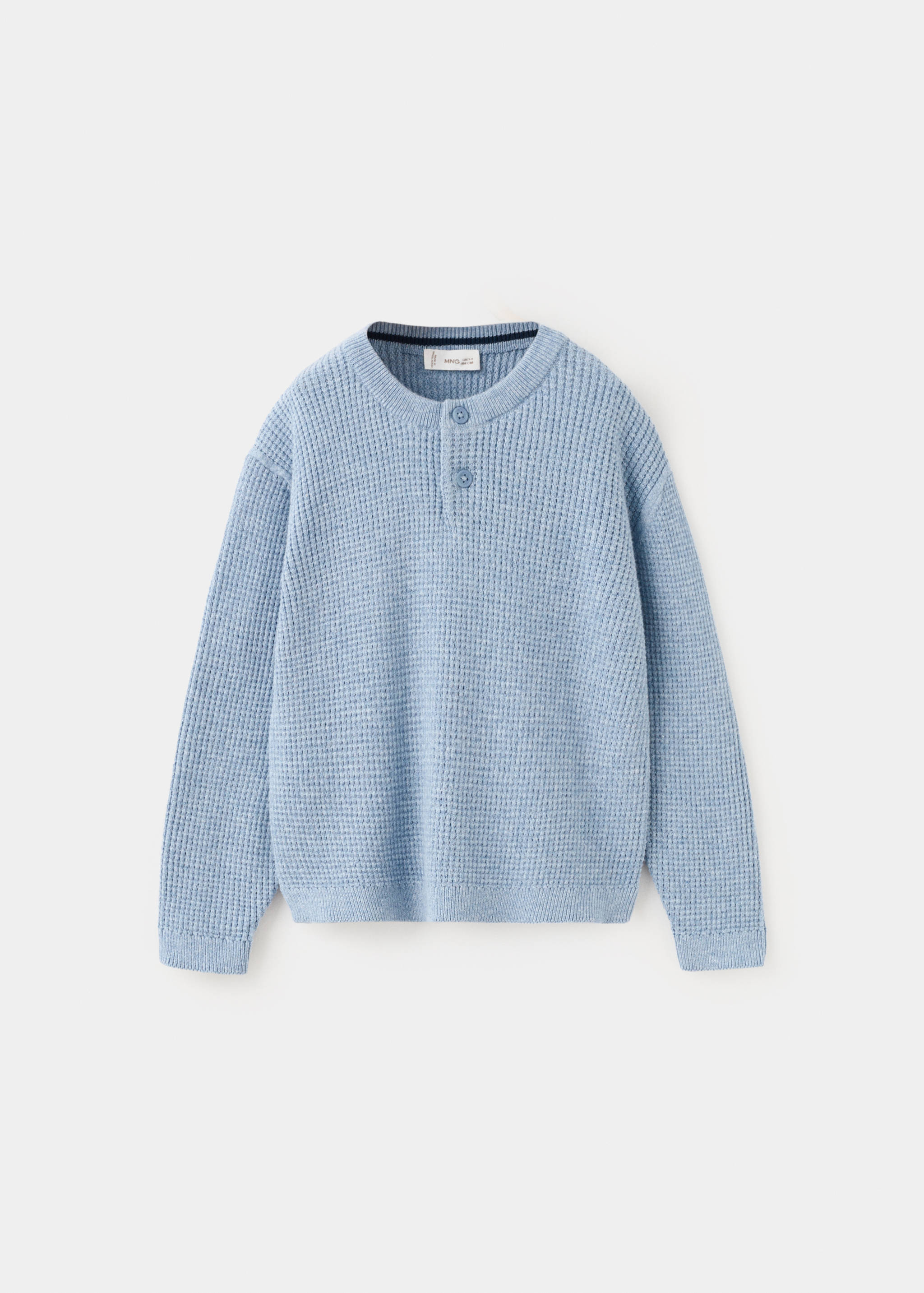 Buttons detail knit sweater - Article without model