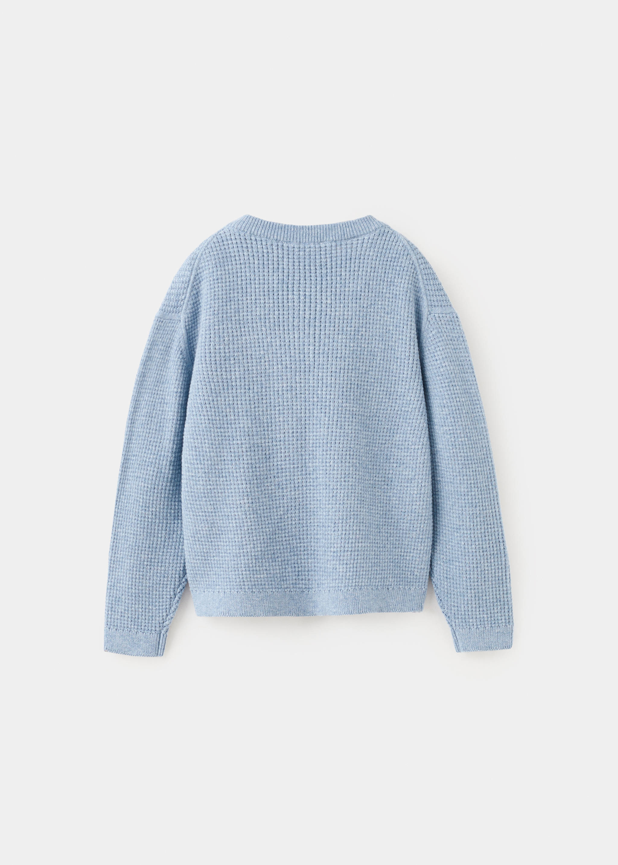 Buttons detail knit sweater - Reverse of the article