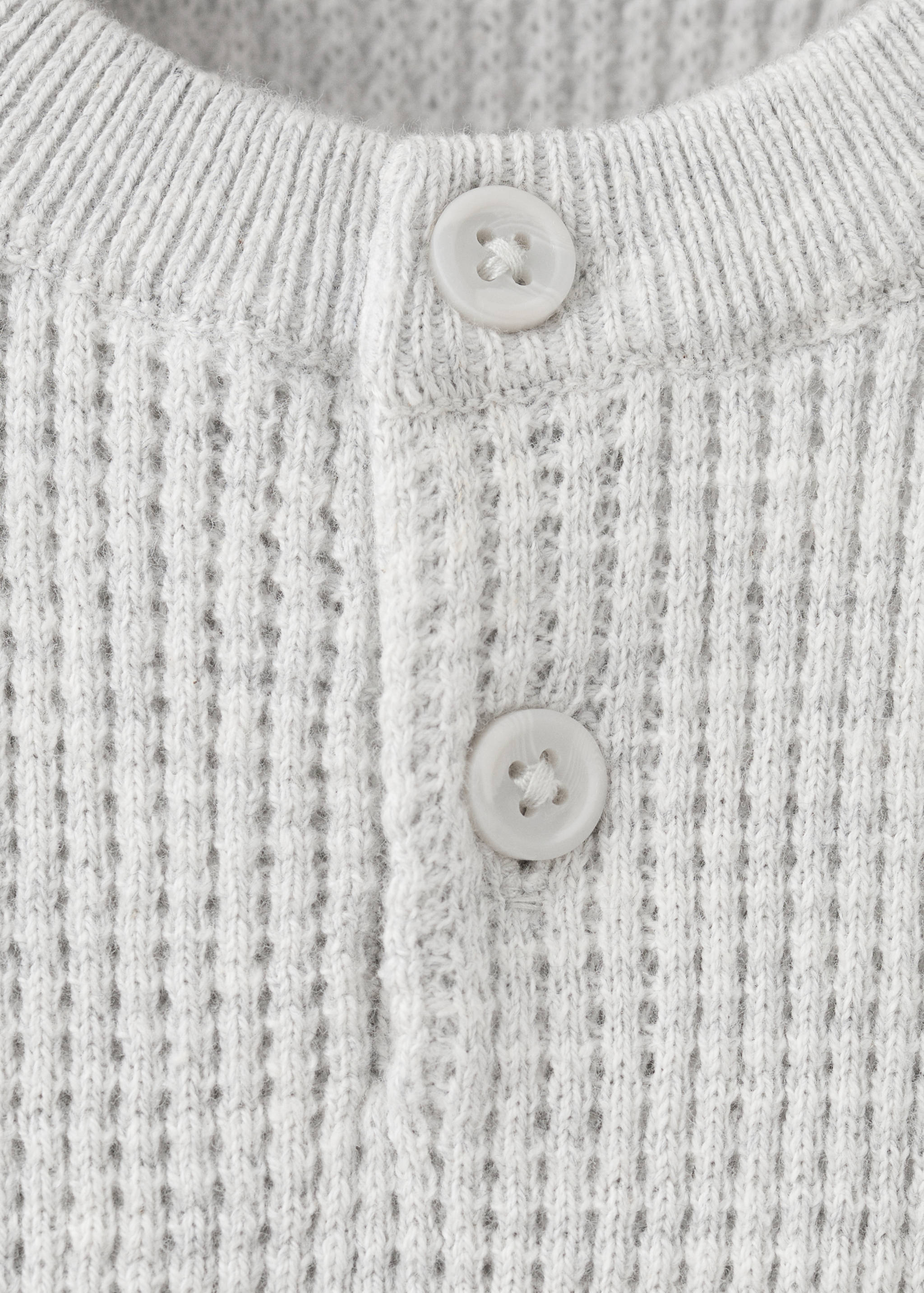 Buttons detail knit sweater - Details of the article 0