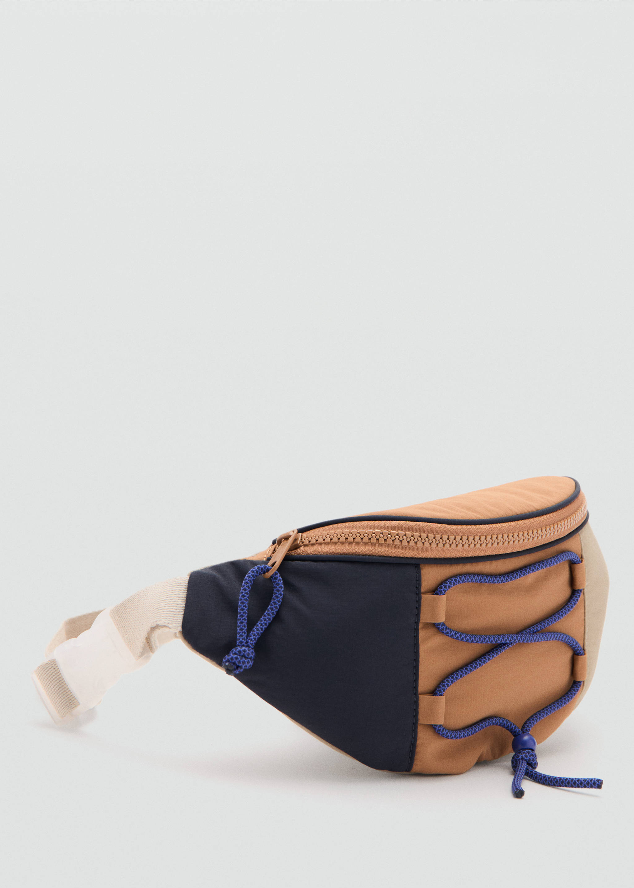 Fanny pack with cords - Medium plane, Navy. Ref: 27084419-00.