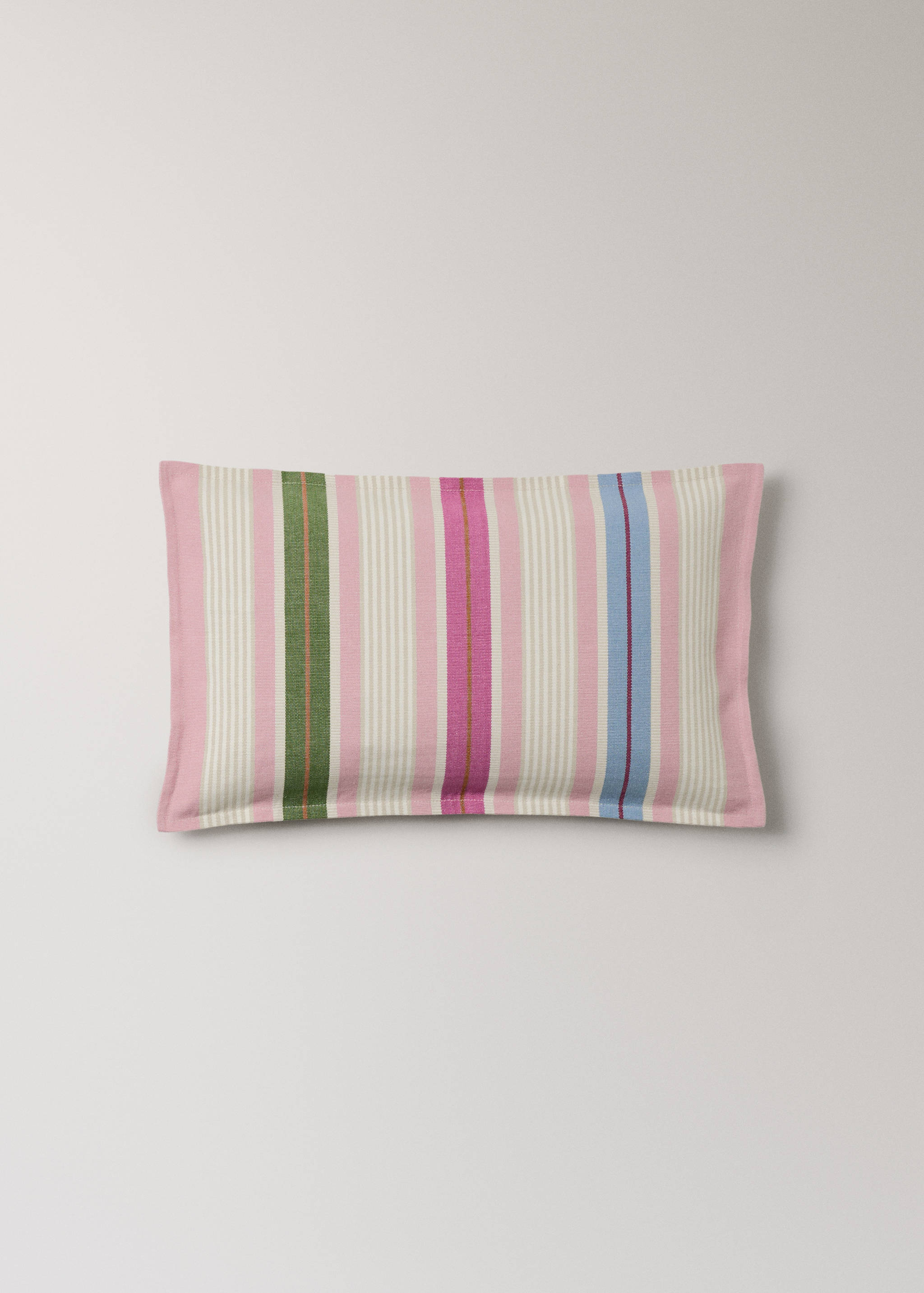 Multi-stripe cushion cover with piping 30x5 cm - Article without model
