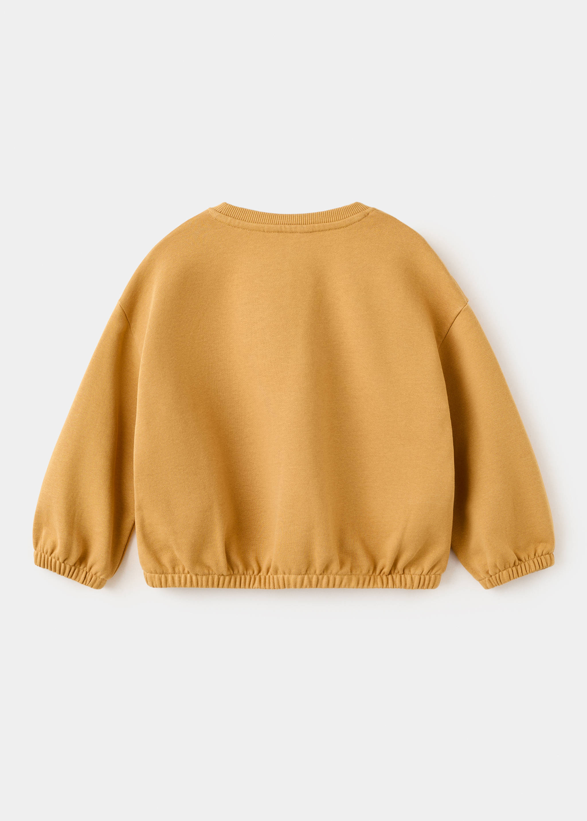 Sudadera algodón texto bordado - Reverso del artículo