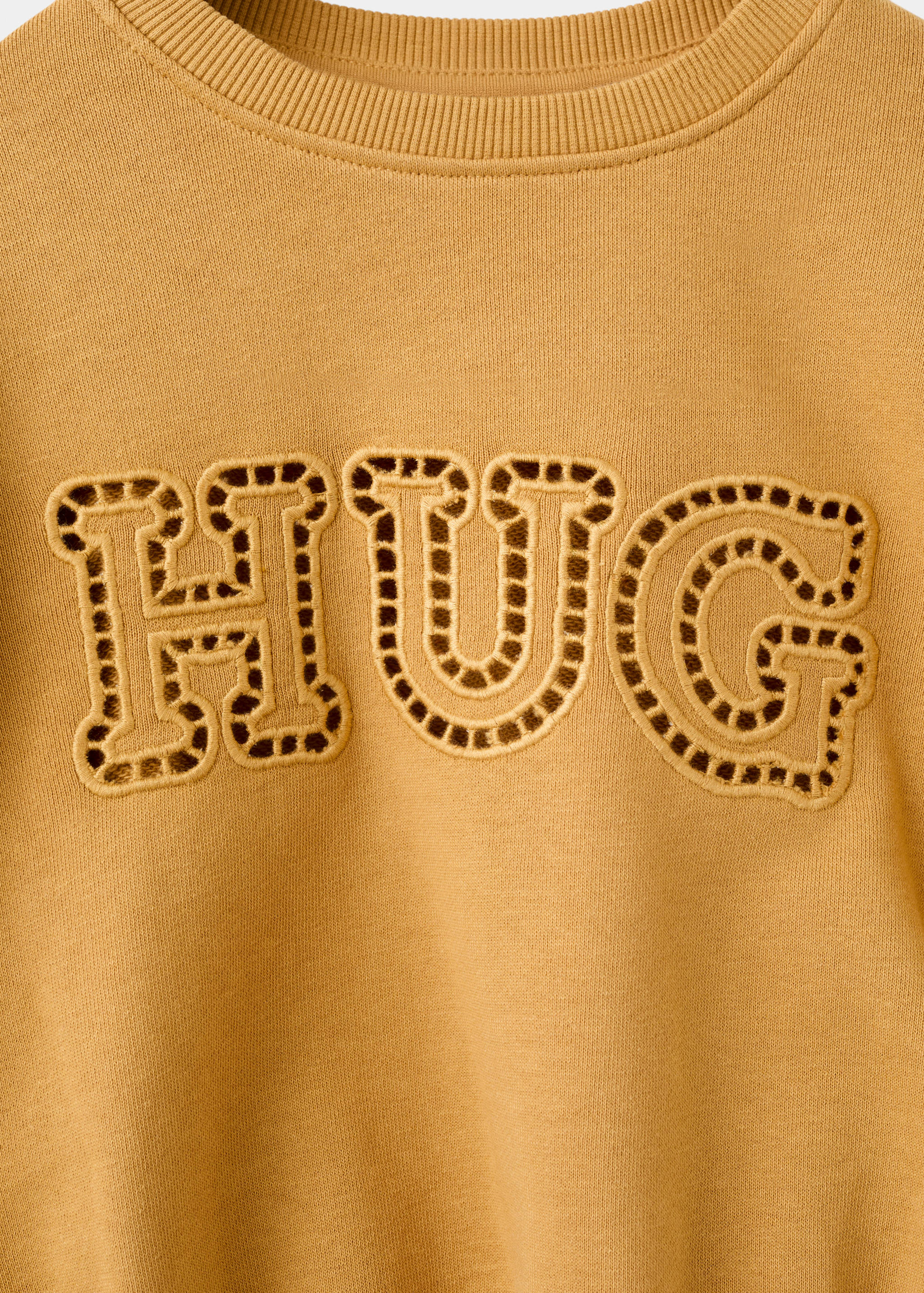 Sudadera algodón texto bordado - Detalle del artículo 8