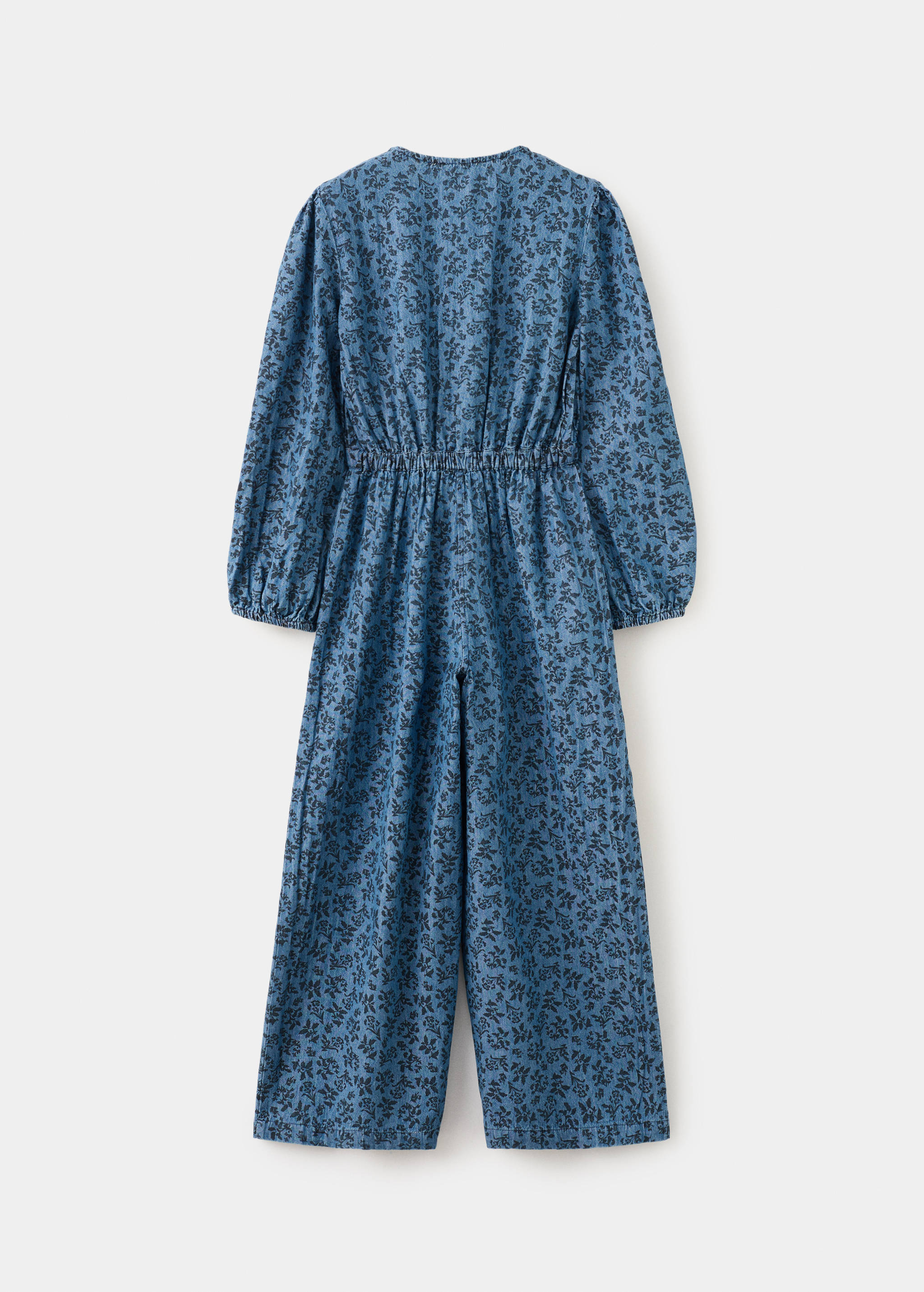 Long printed jumpsuit - Reverse of the article