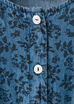 Long printed jumpsuit — Dark Blue 3