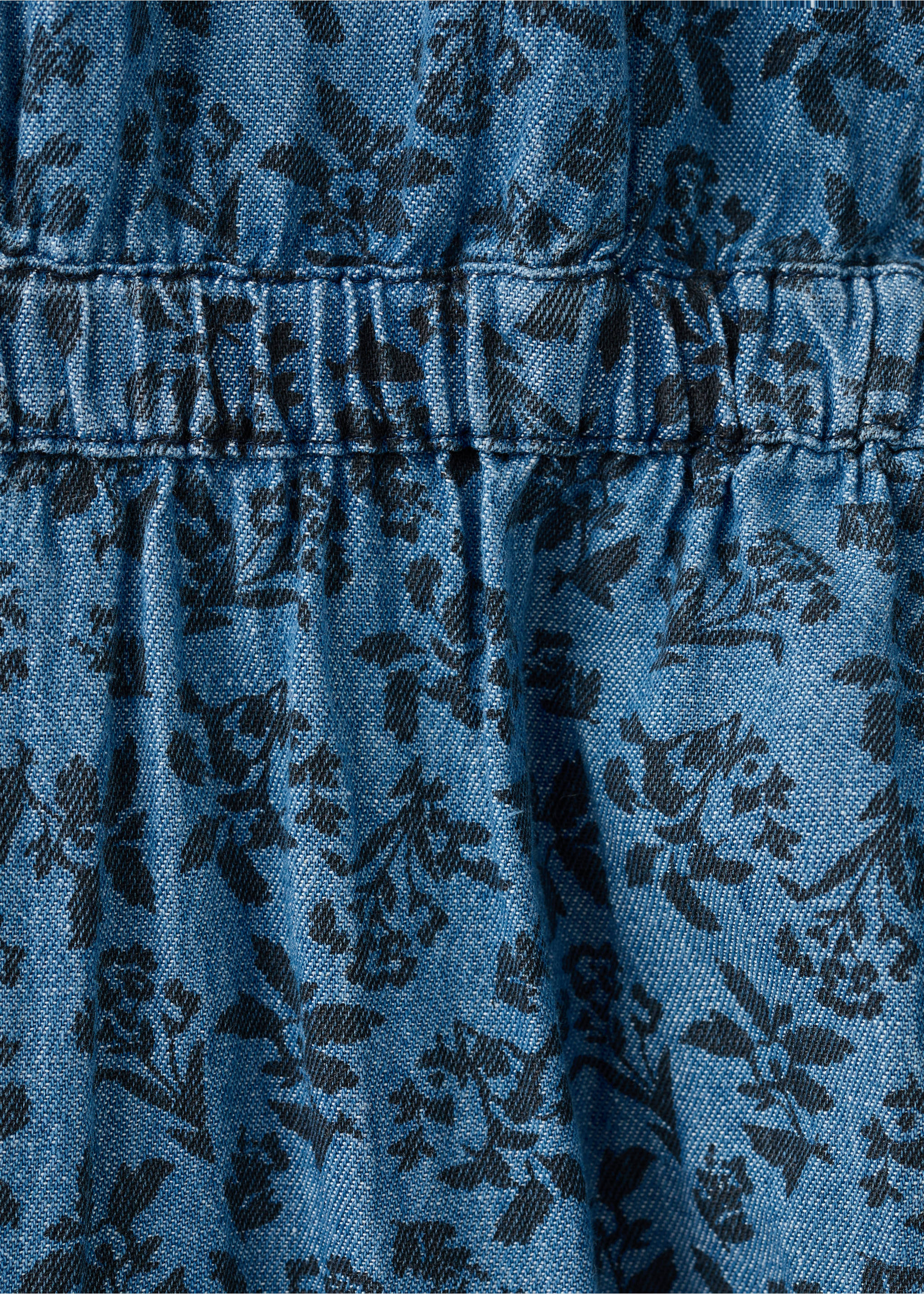 Mono largo estampado - Detalle del artículo 0, Azul oscuro. Ref: 27084422-00.