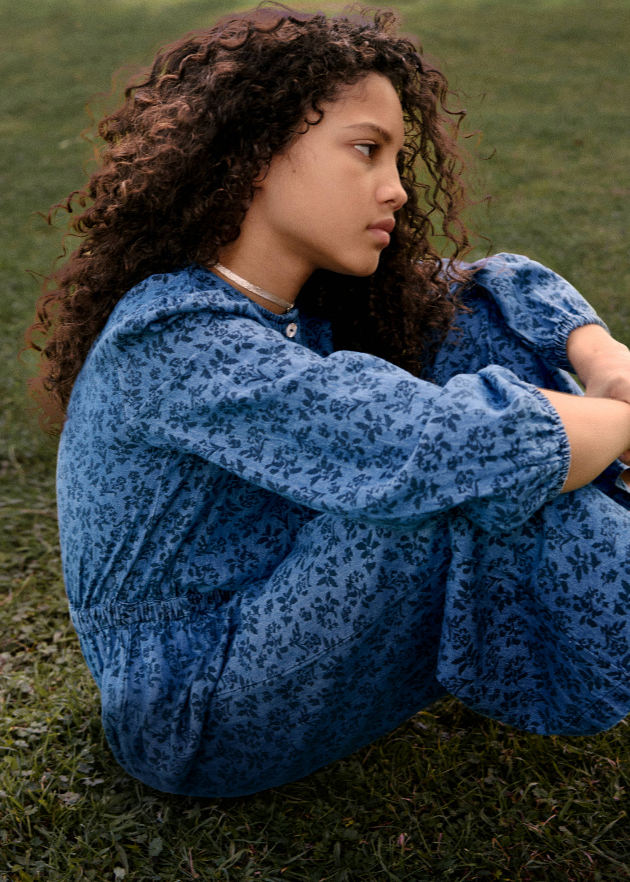 Long printed jumpsuit - Details of the article 5