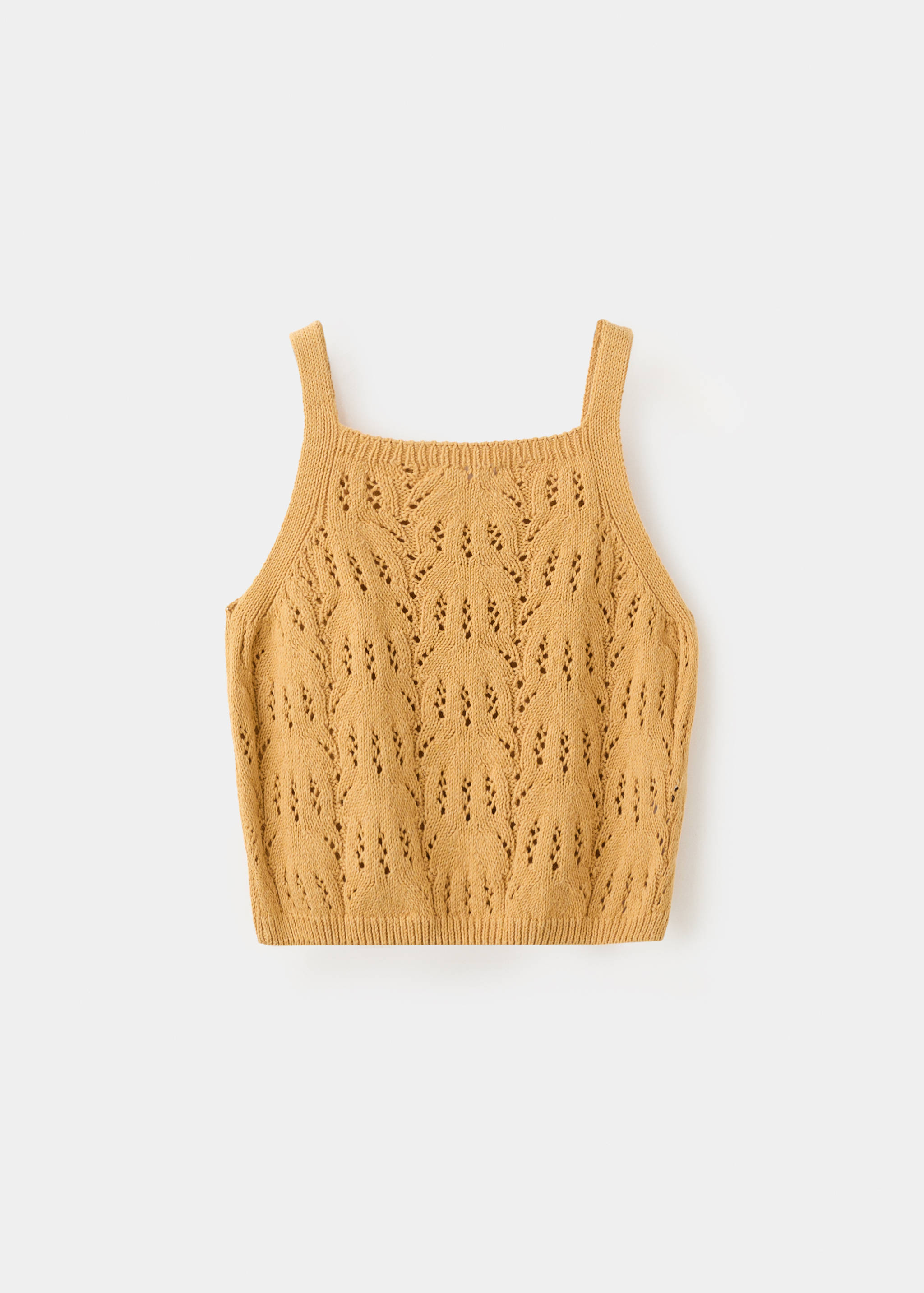 Crochet knitted top - Reverse of the article