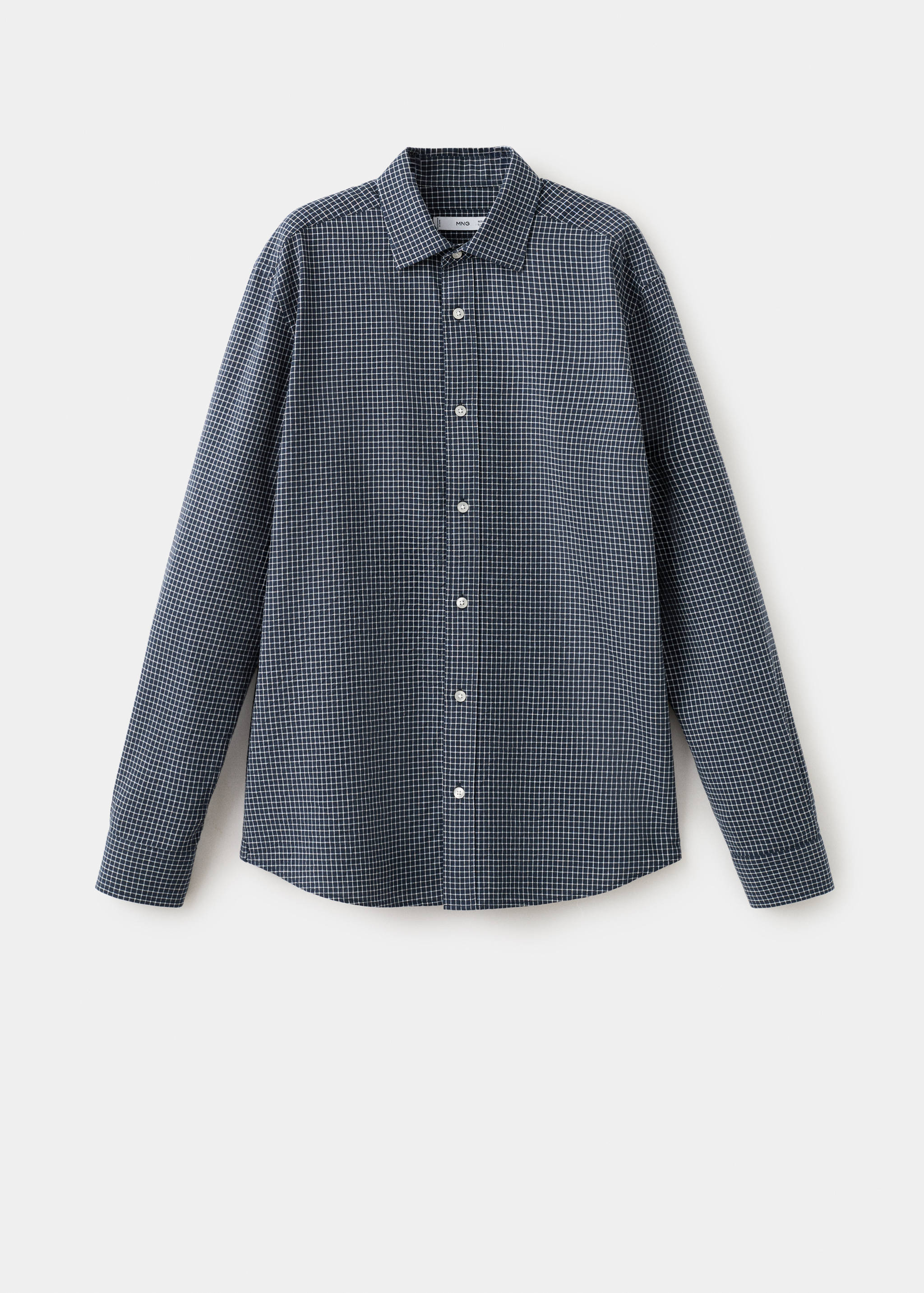 Chemise regular fit à carreaux en coton - Article sans modèle