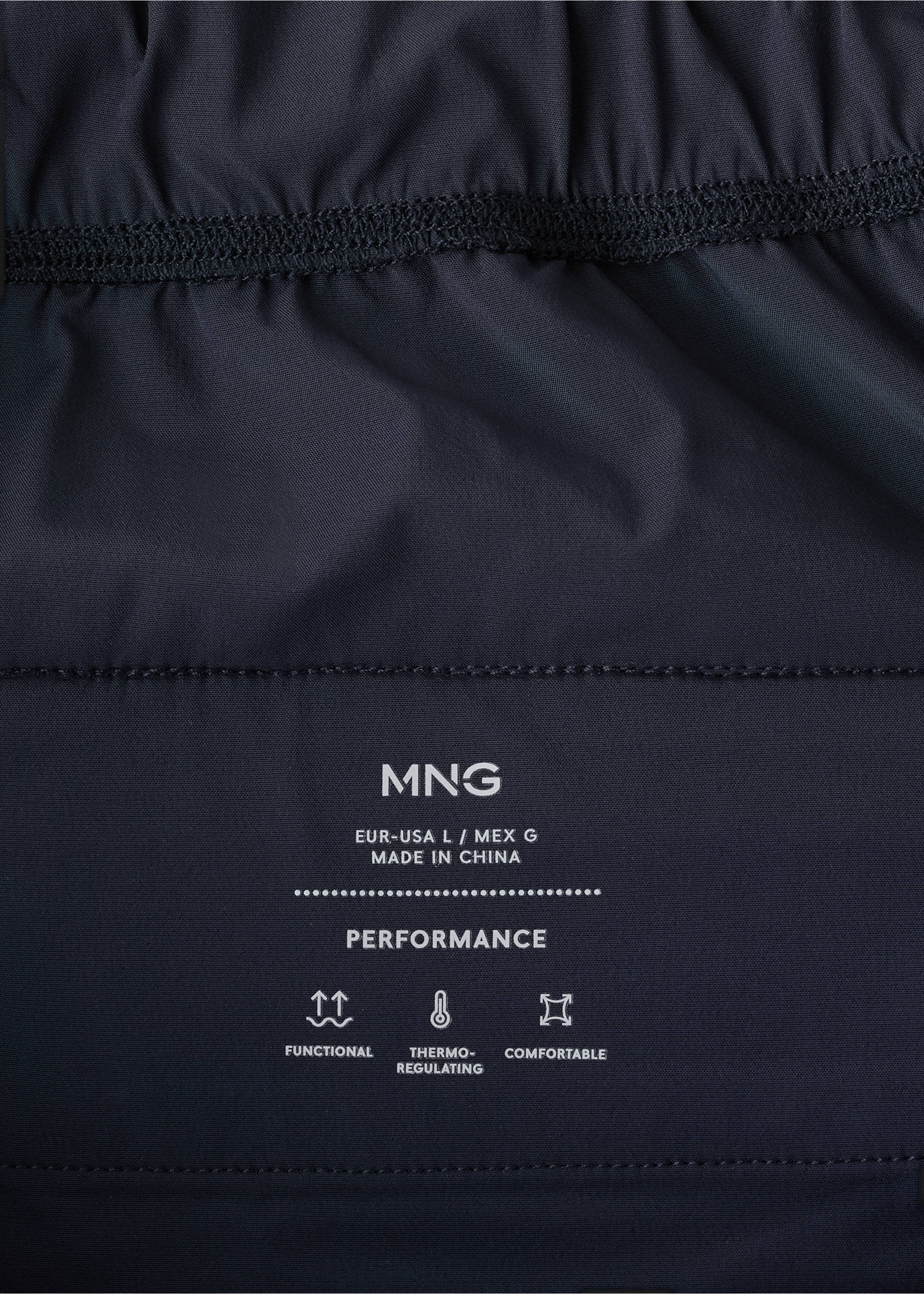 Pantalón jogger comfort stretch Coolmax ® - Detalle del artículo 5, Azul marino. Ref: 27084425-00.