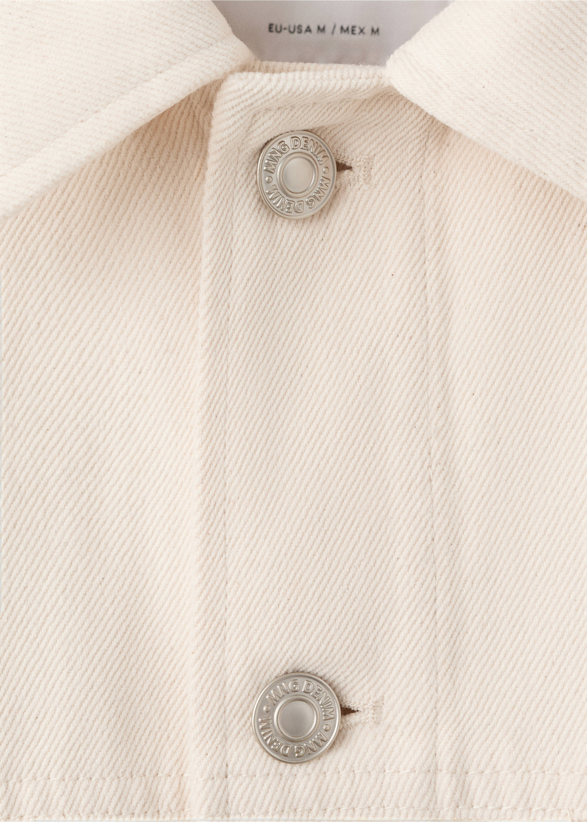 Caçadora texana 100% cotó butxaques - Detall de l'article 8, Cru. Ref: 27084426-00.