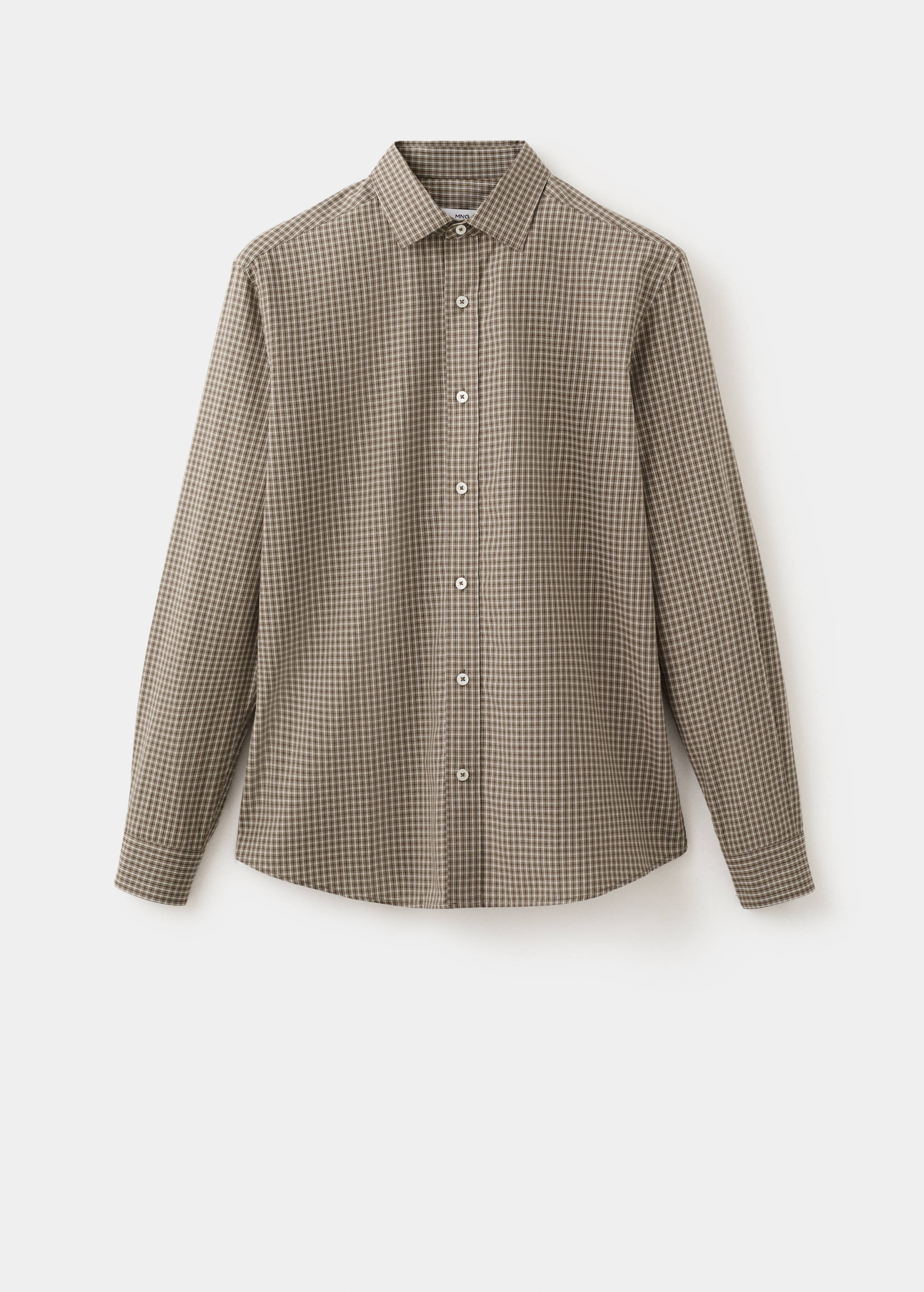 100% cotton regular fit check shirt - Article without model