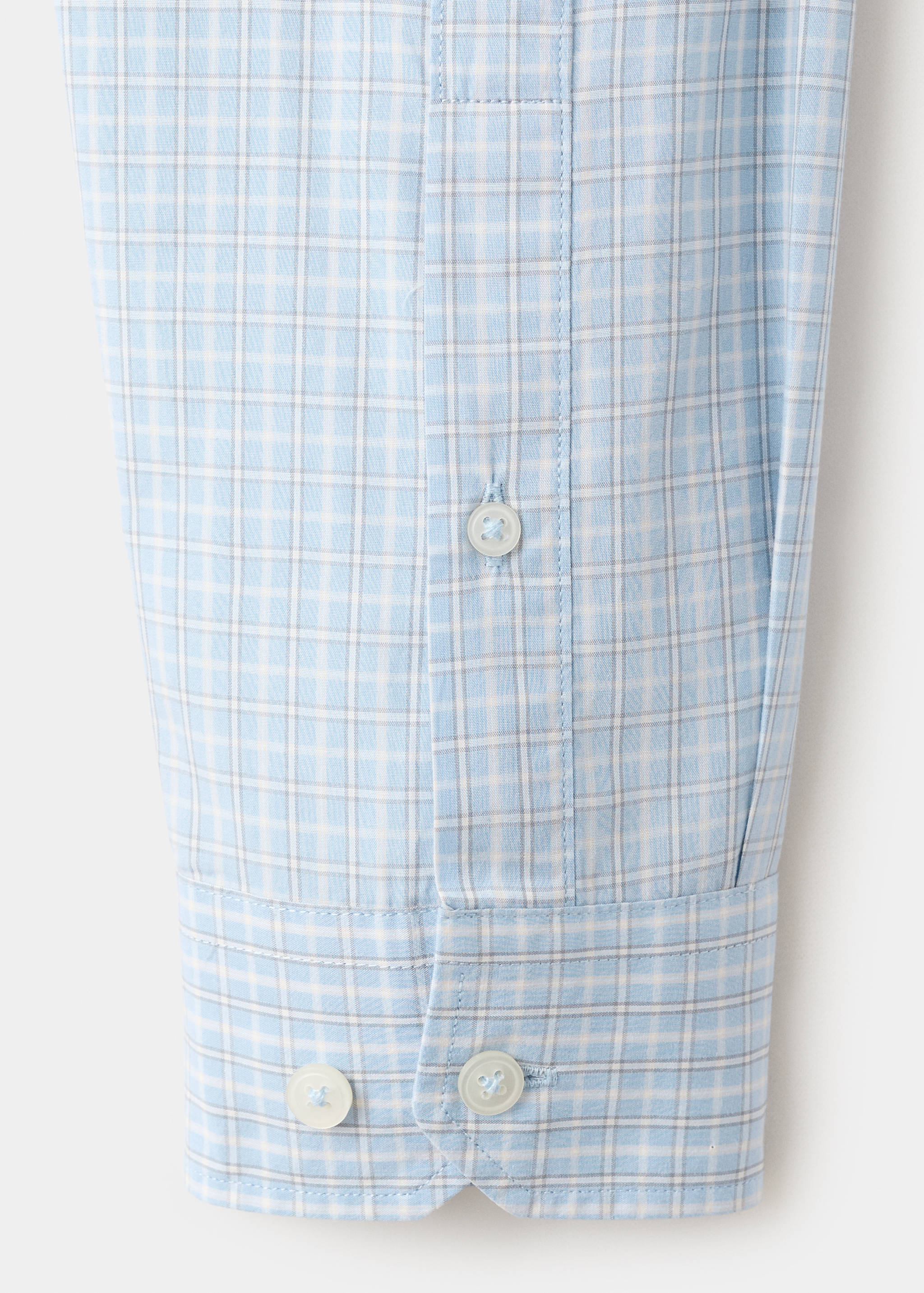100% cotton regular fit check shirt - Details of the article 8