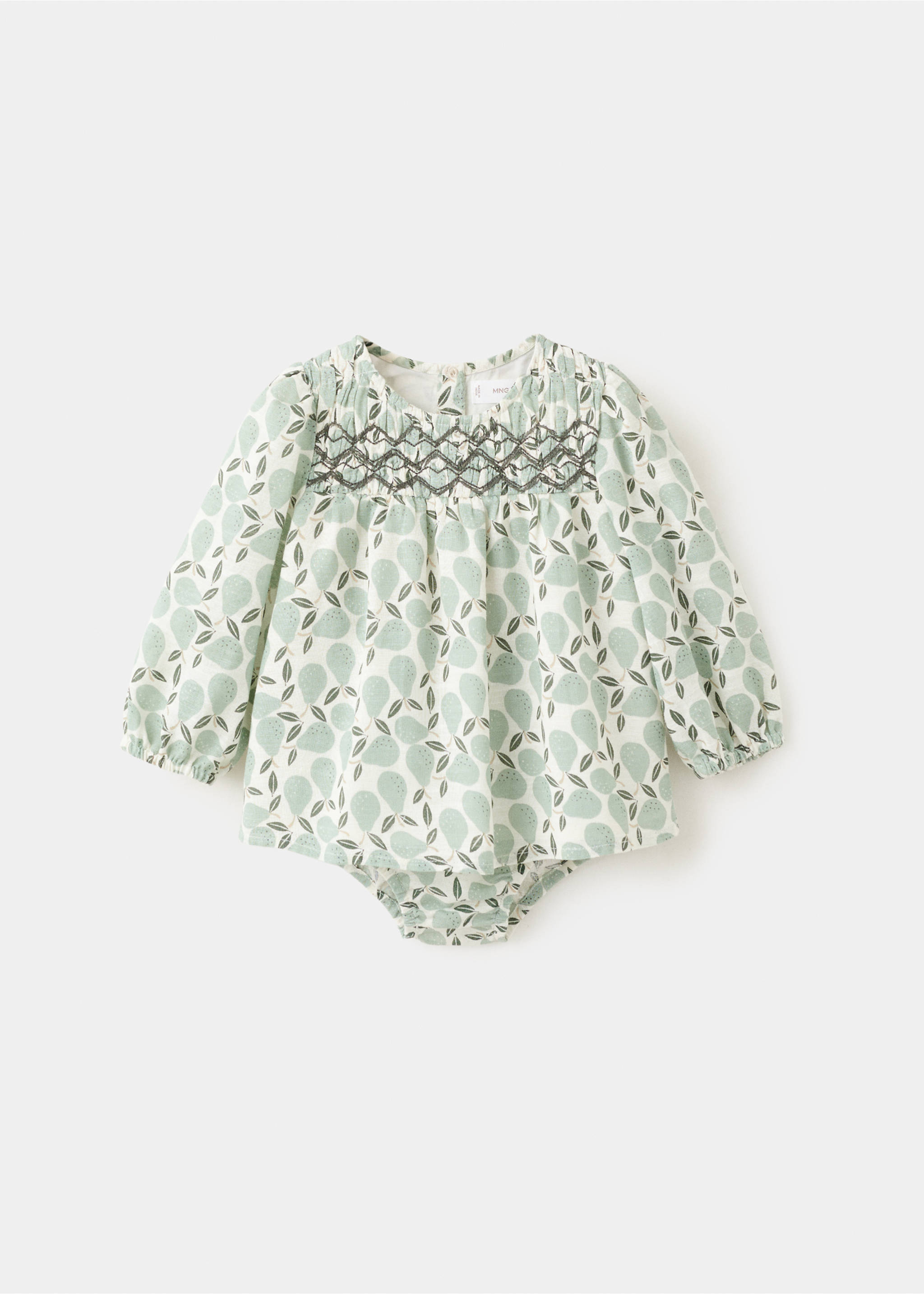 Vestido y ranita estampado - Artículo sin modelo, Blanco roto. Ref: 27084430-00.