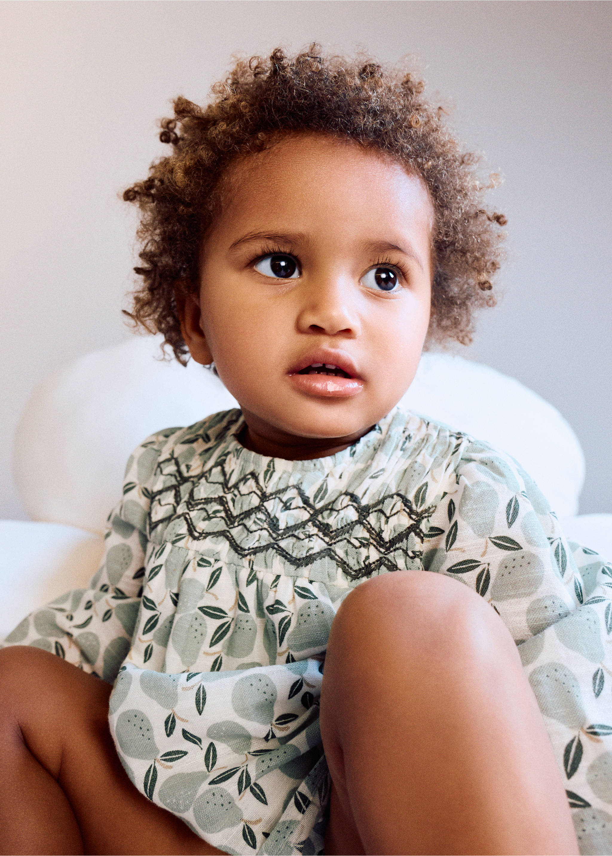 Рокля с принт и гащички - Данни за артикула 5, Сиво-бяло. Ref: 27084430-00.