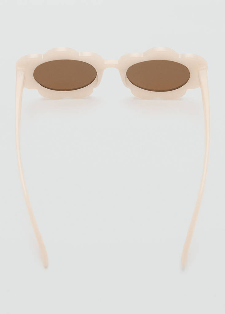 Flower sunglasses — Ecru