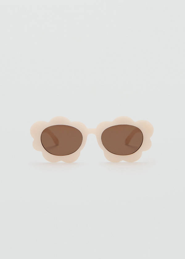 Flower sunglasses — Ecru