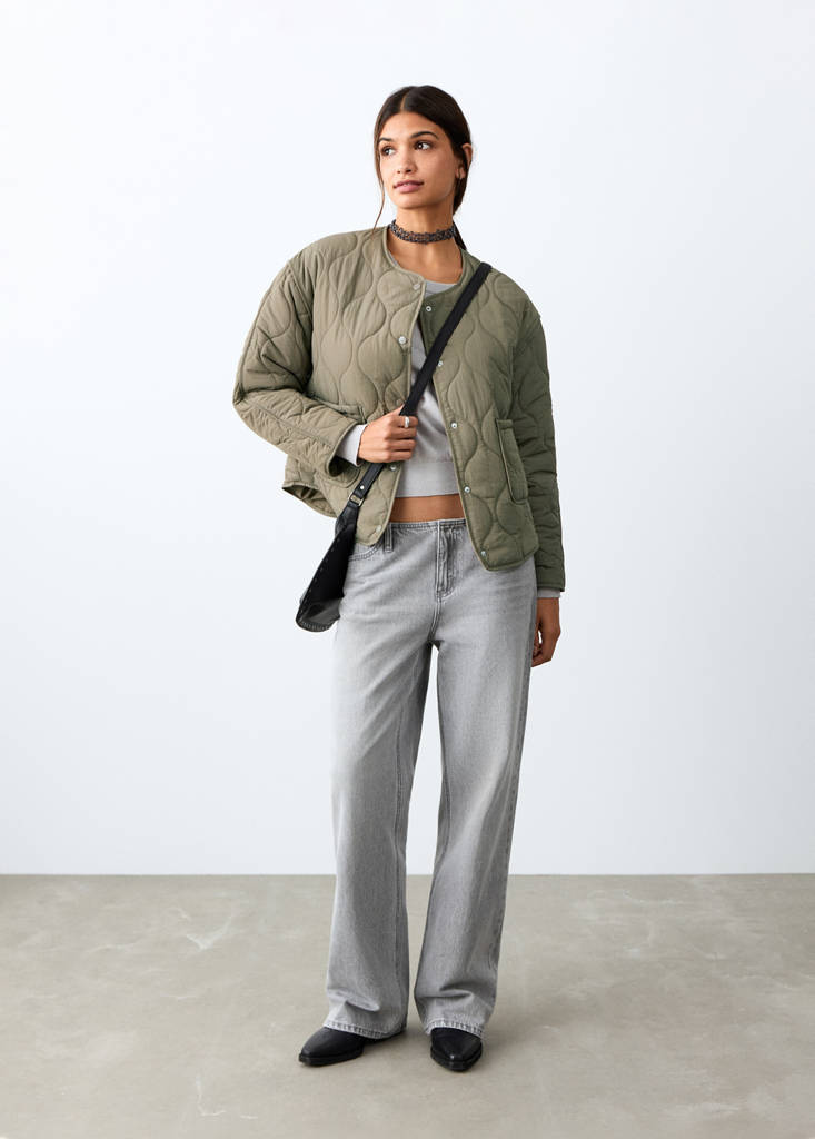 Quilted jacket — Khaki