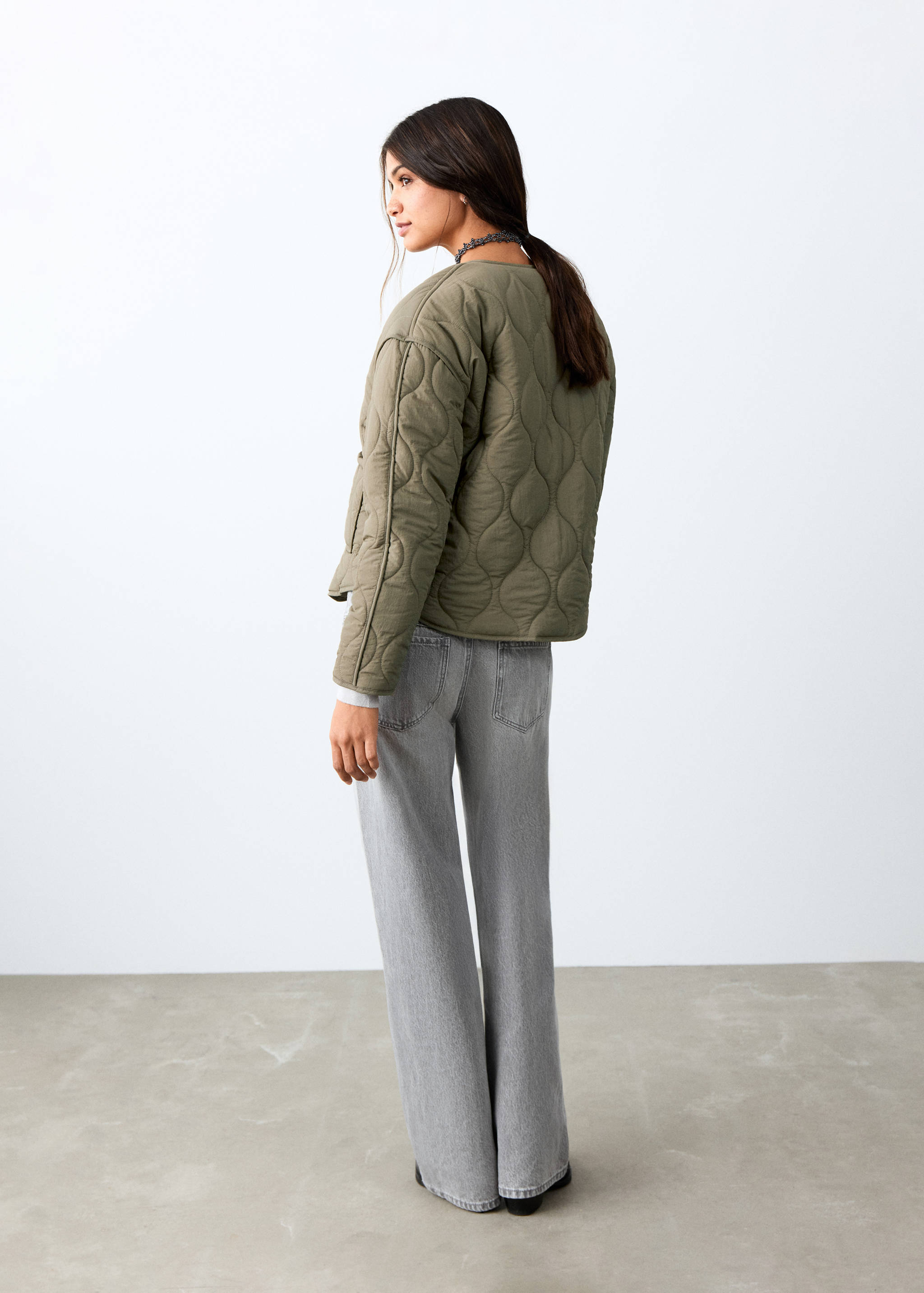 Quilted jacket - Reverse of the article