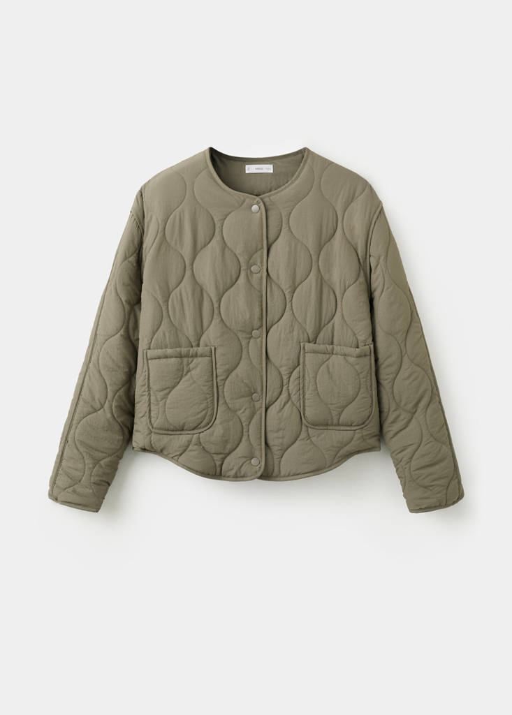 Quilted jacket — Khaki