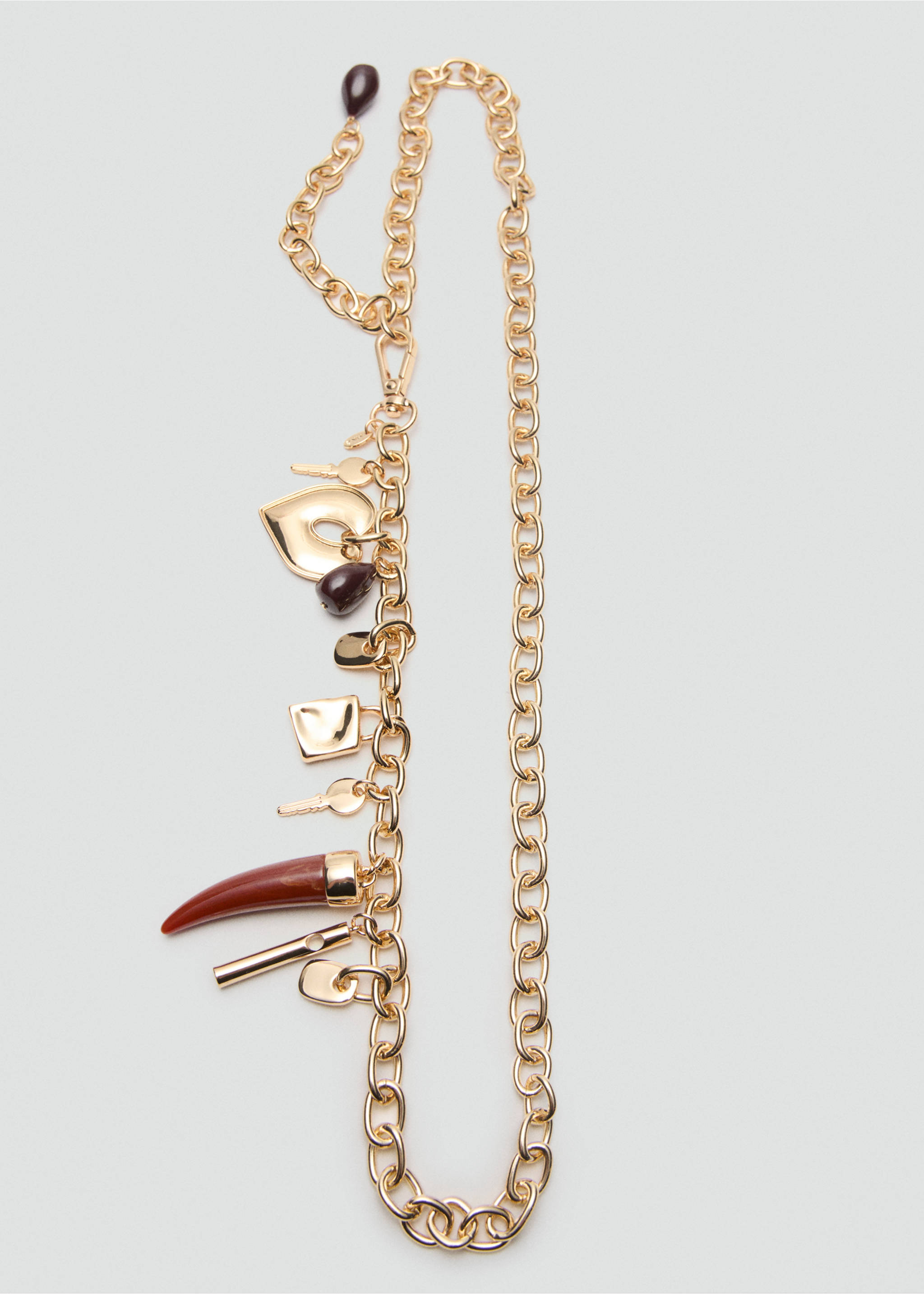 Ceinture métallique pièces pendentifs - Détail de l'article 2, Or. Ref: 27084437-00.