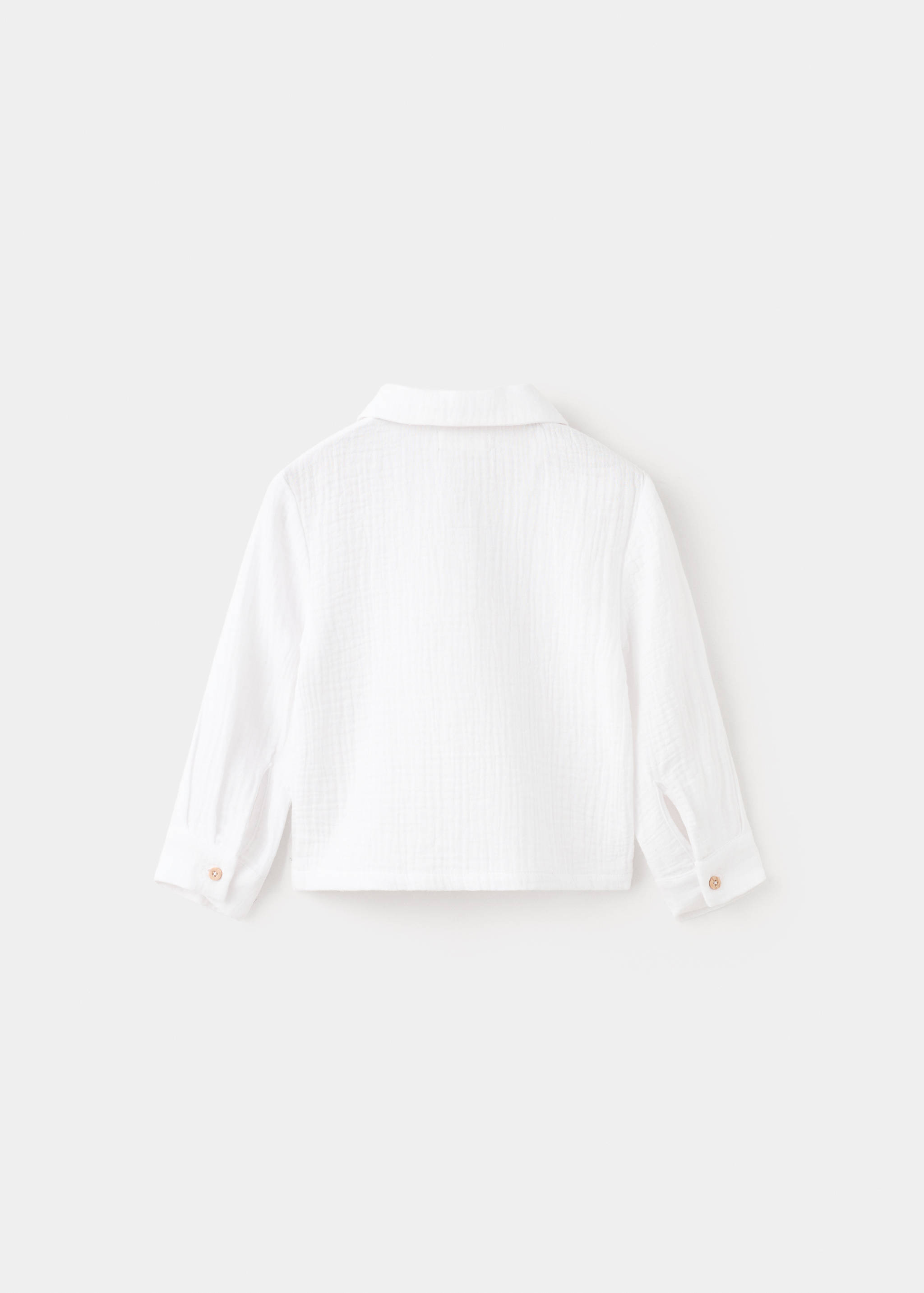 Cotton polo shirt - Reverse of the article