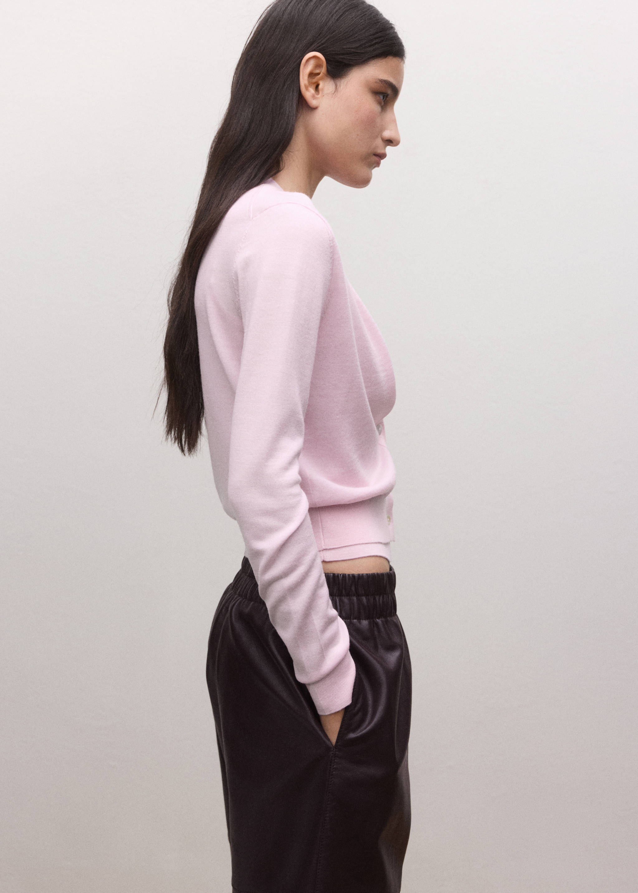 100% wool cardigan - Medium plane