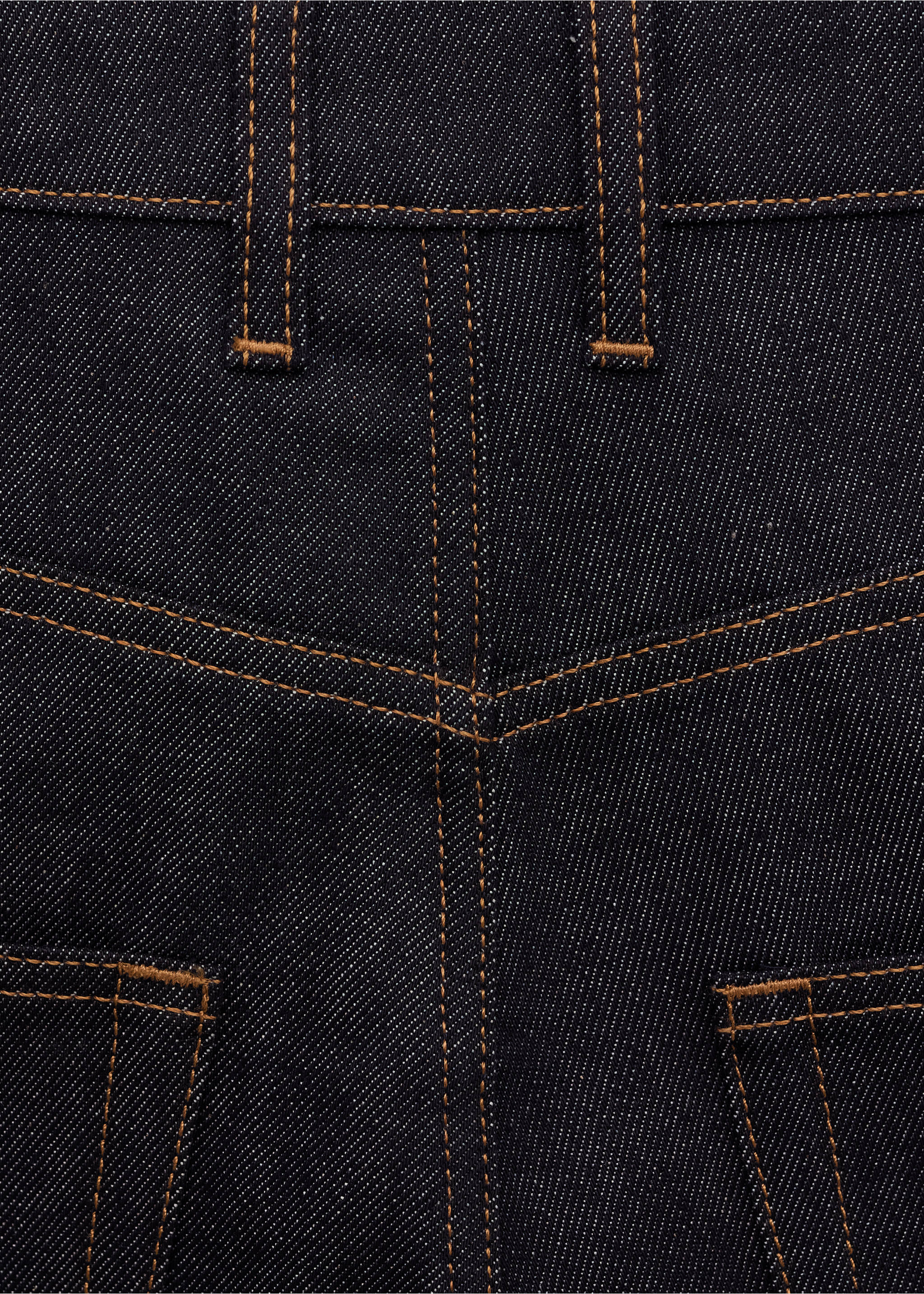 Low-rise wide leg jeans in rinse wash - Details of the article 0, Open Blue. Ref: 27084445-00.
