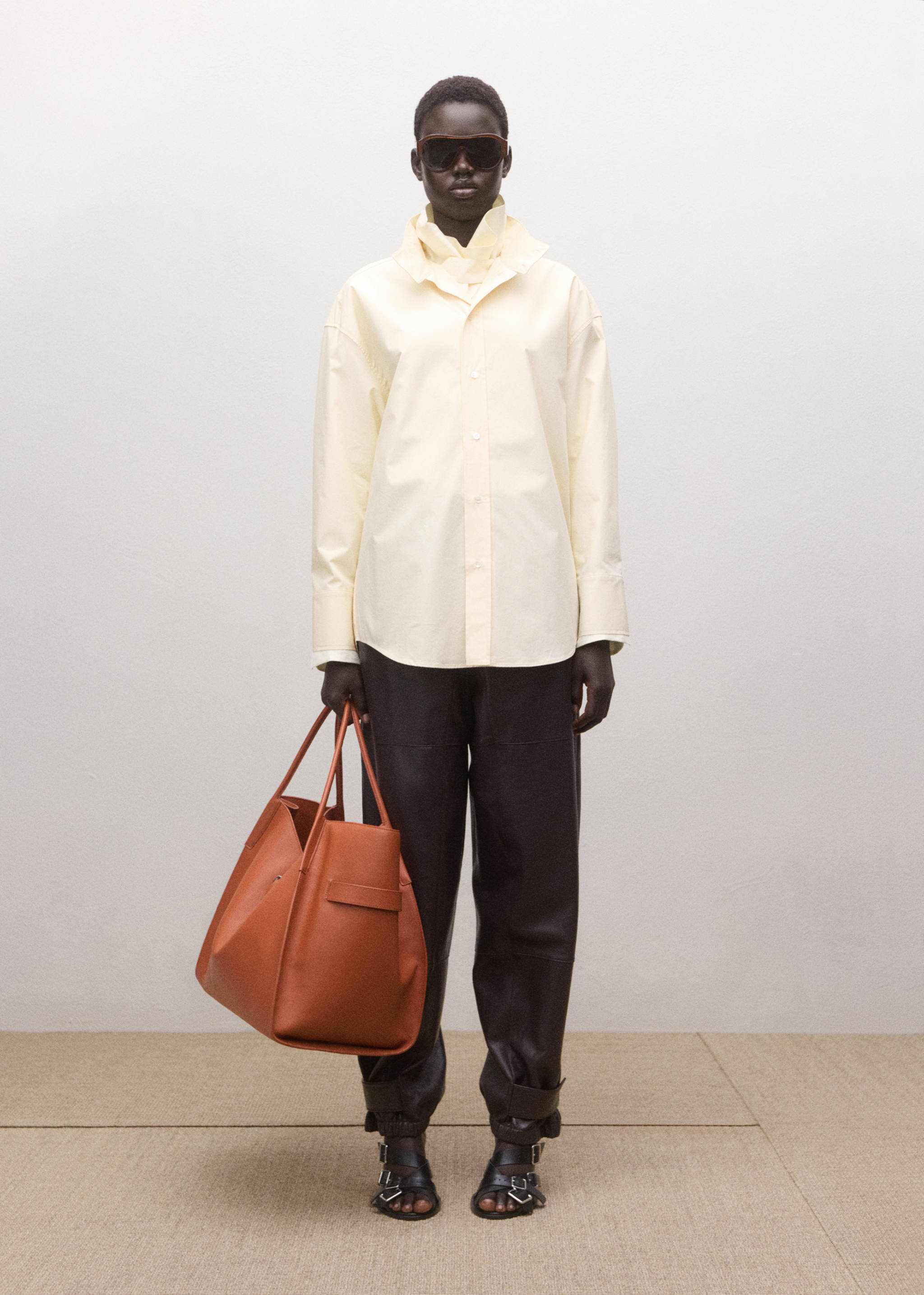 Chemise à col combiné - Plan général