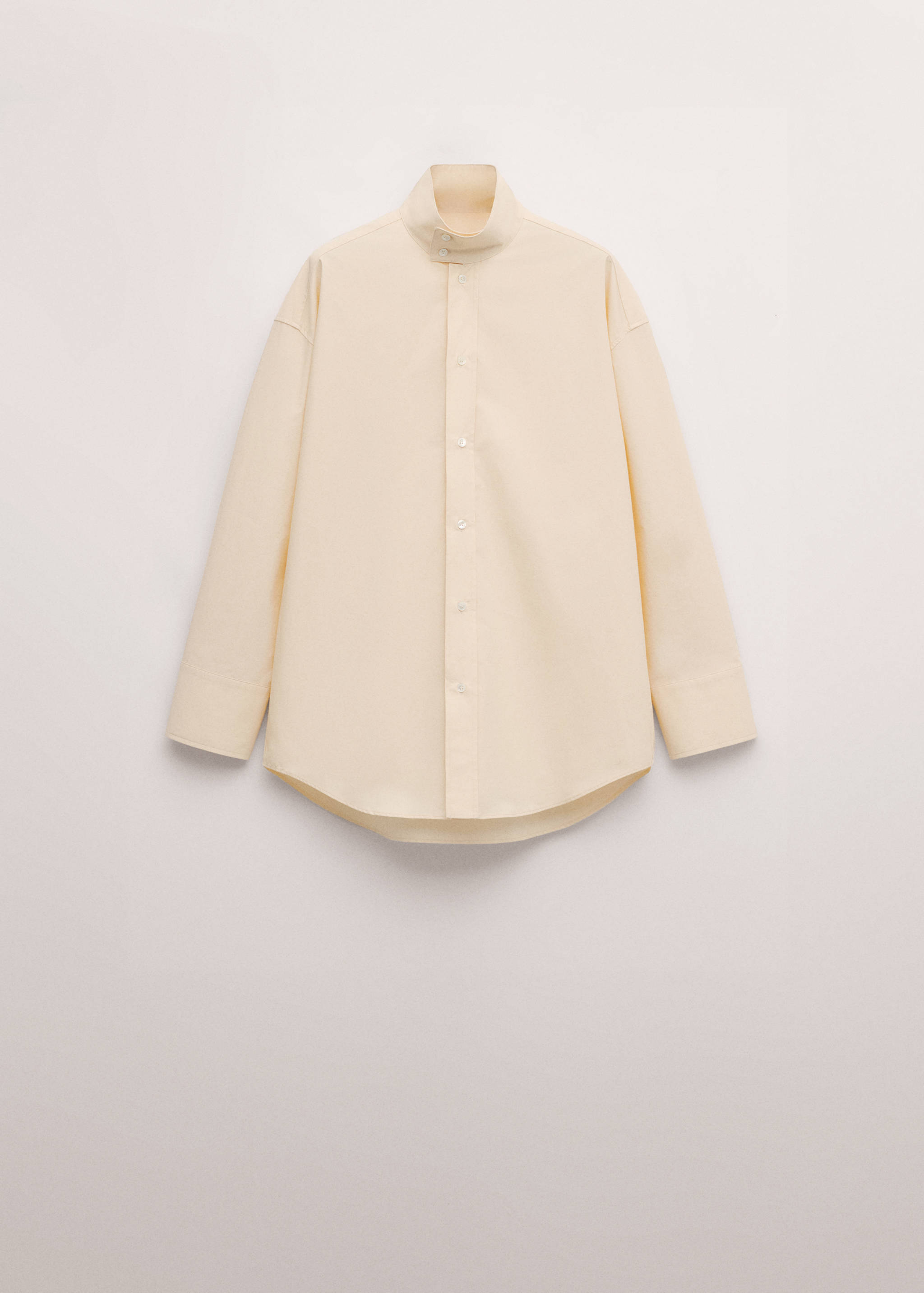 Shirt with combined collar - Article without model