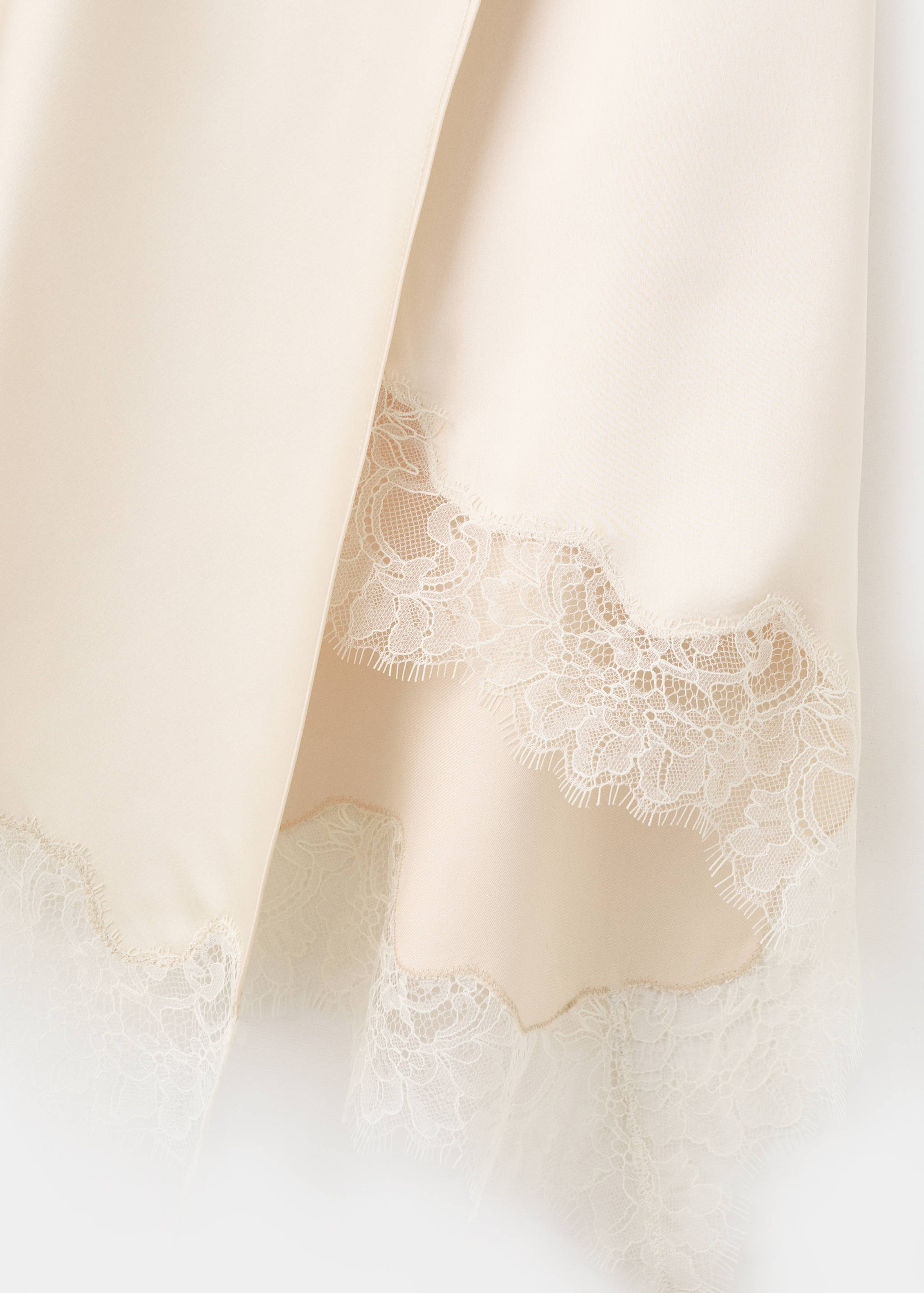 Jupe lingerie croisée avec ouverture - Détail de l'article 8