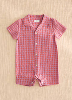 Full check pyjama set — Lilac 1