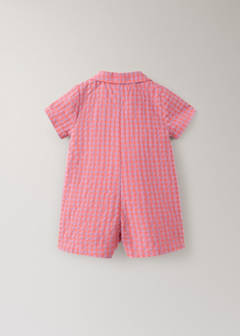 Full check pyjama set — Lilac 2