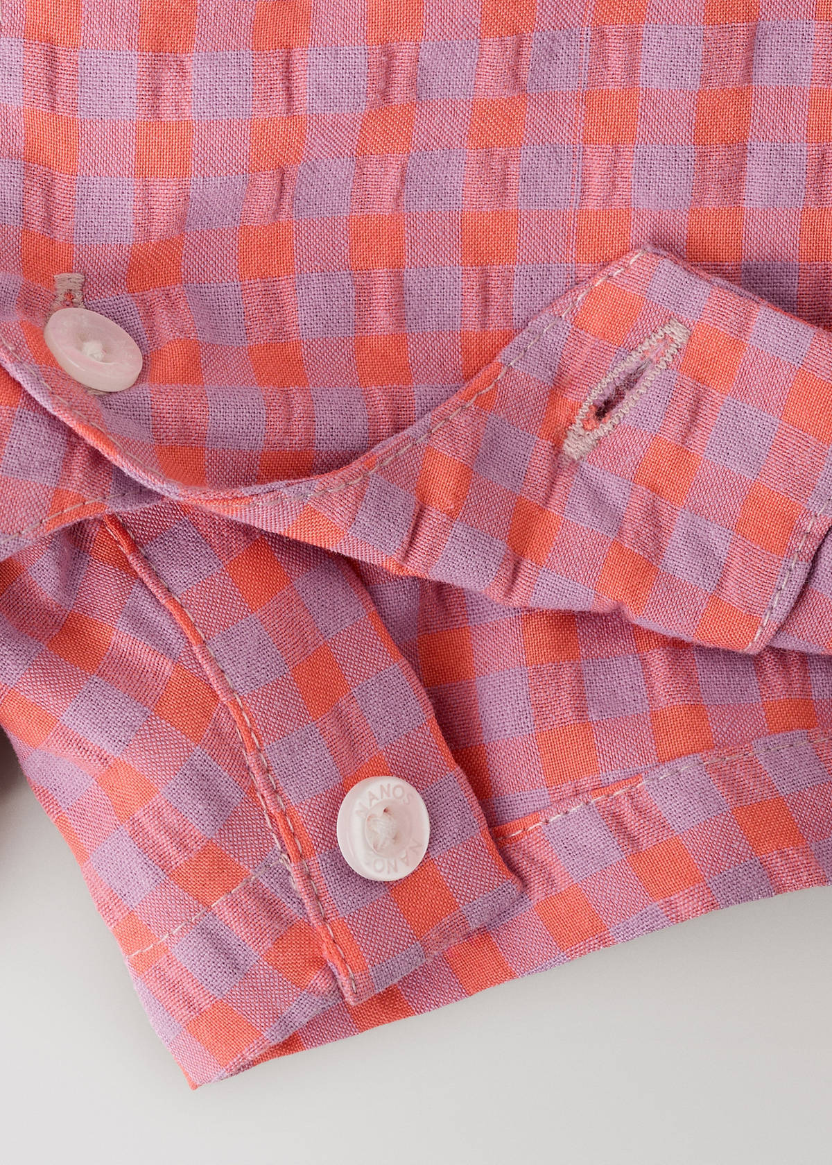 Full check pyjama set — Lilac