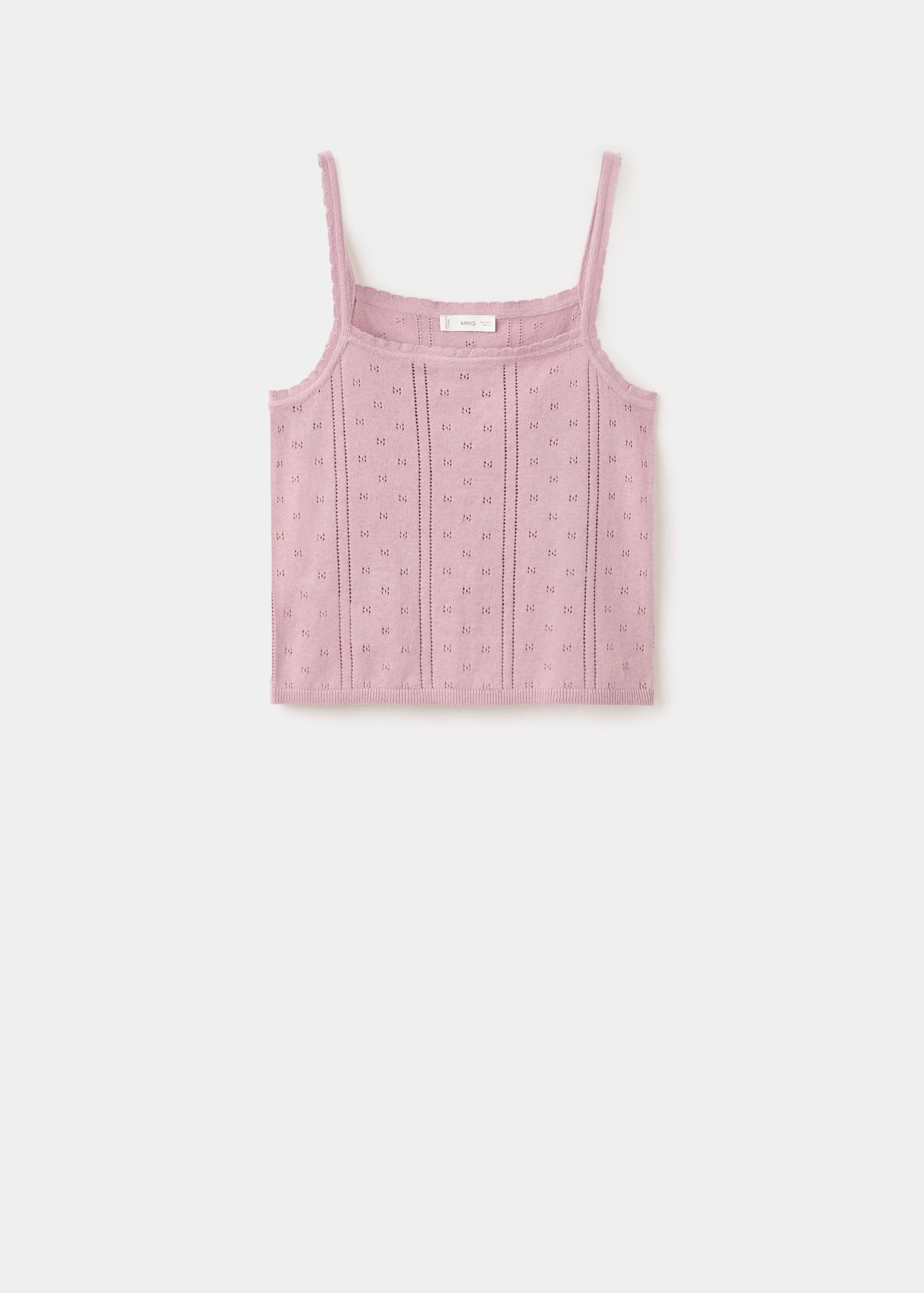 Openwork knit top - Article without model