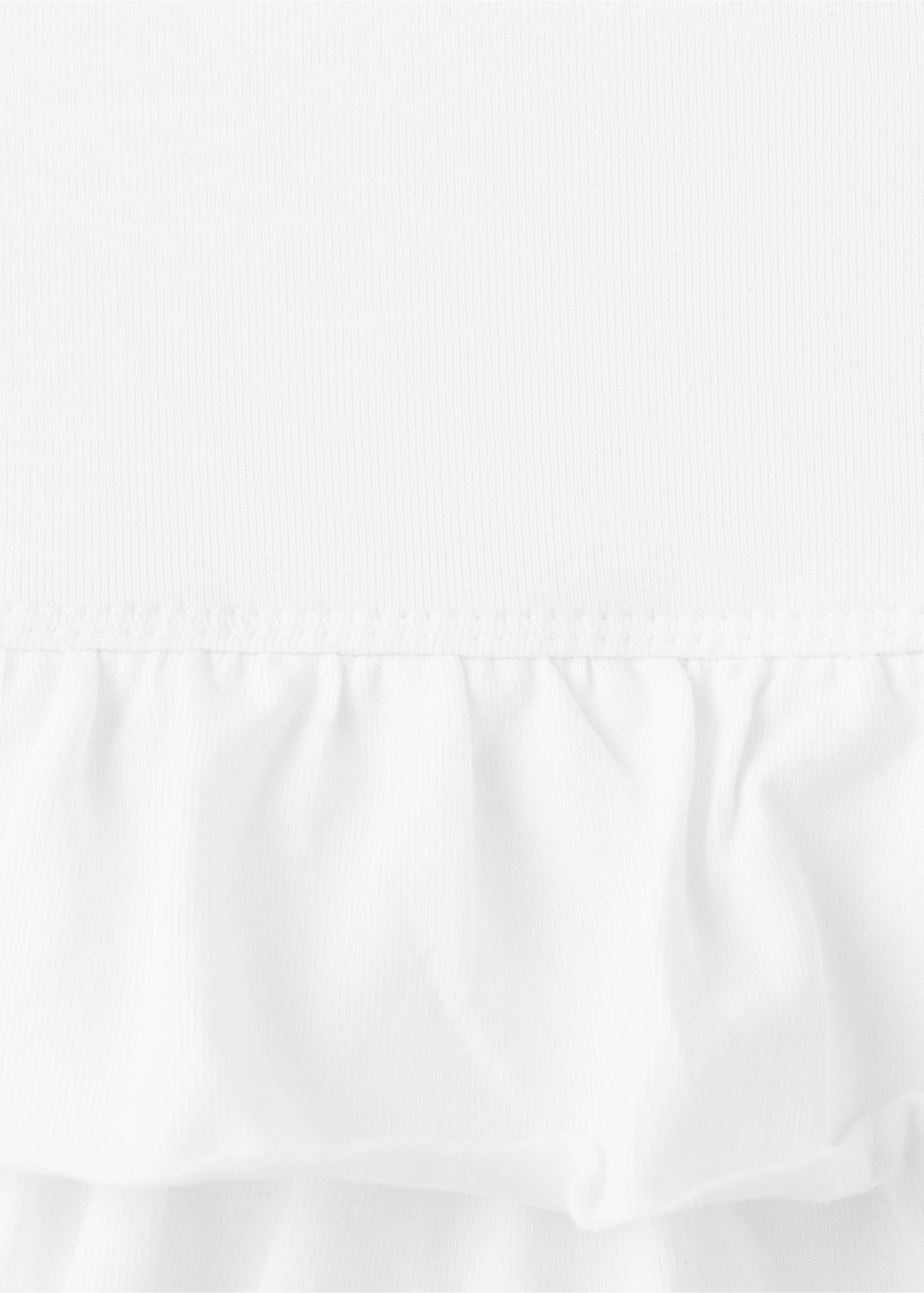 Jupe courte à volants - Détail de l'article 8, Blanc cassé. Ref: 27084776-00.