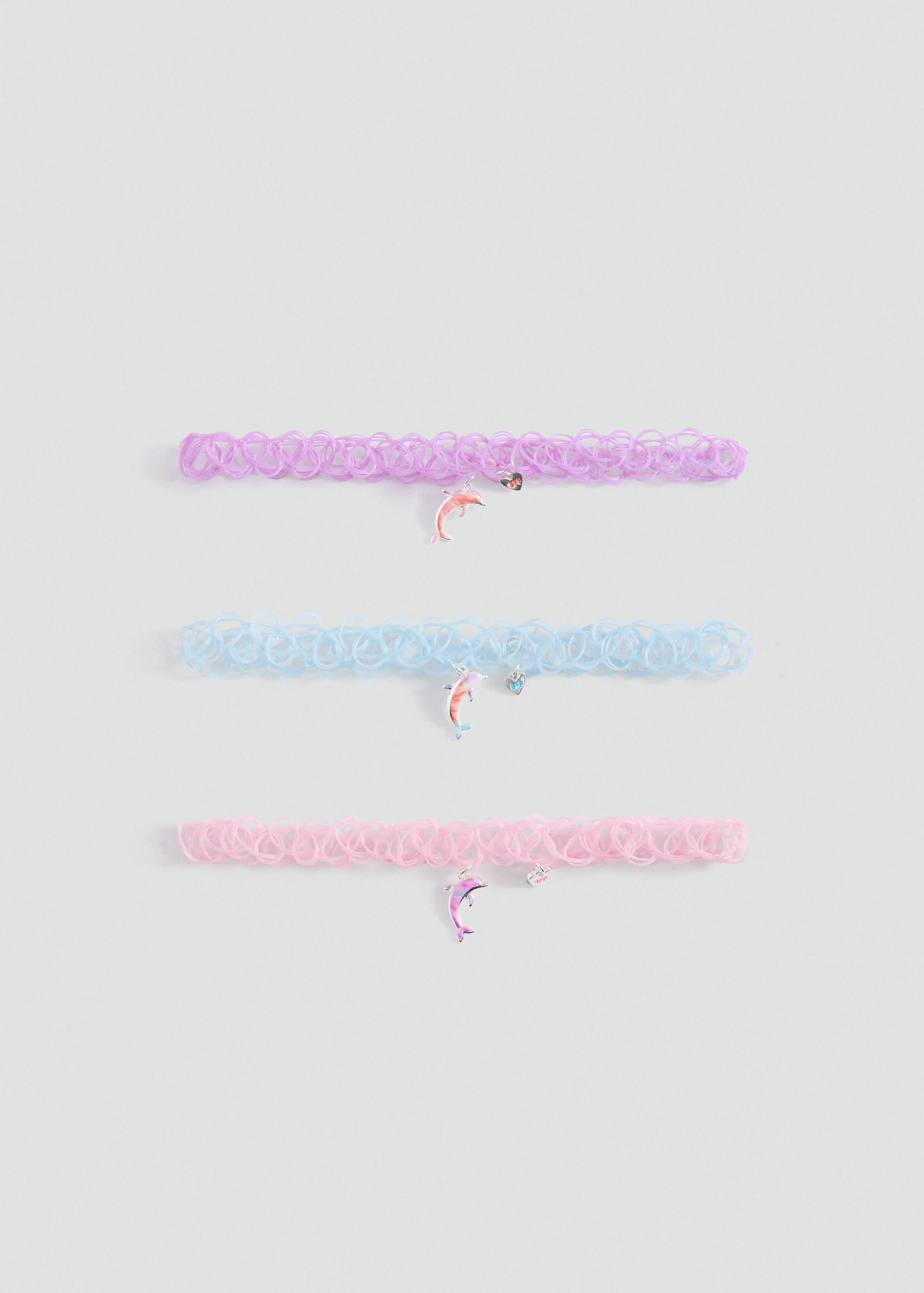 Pack of 3 dolphin necklaces - Article without model