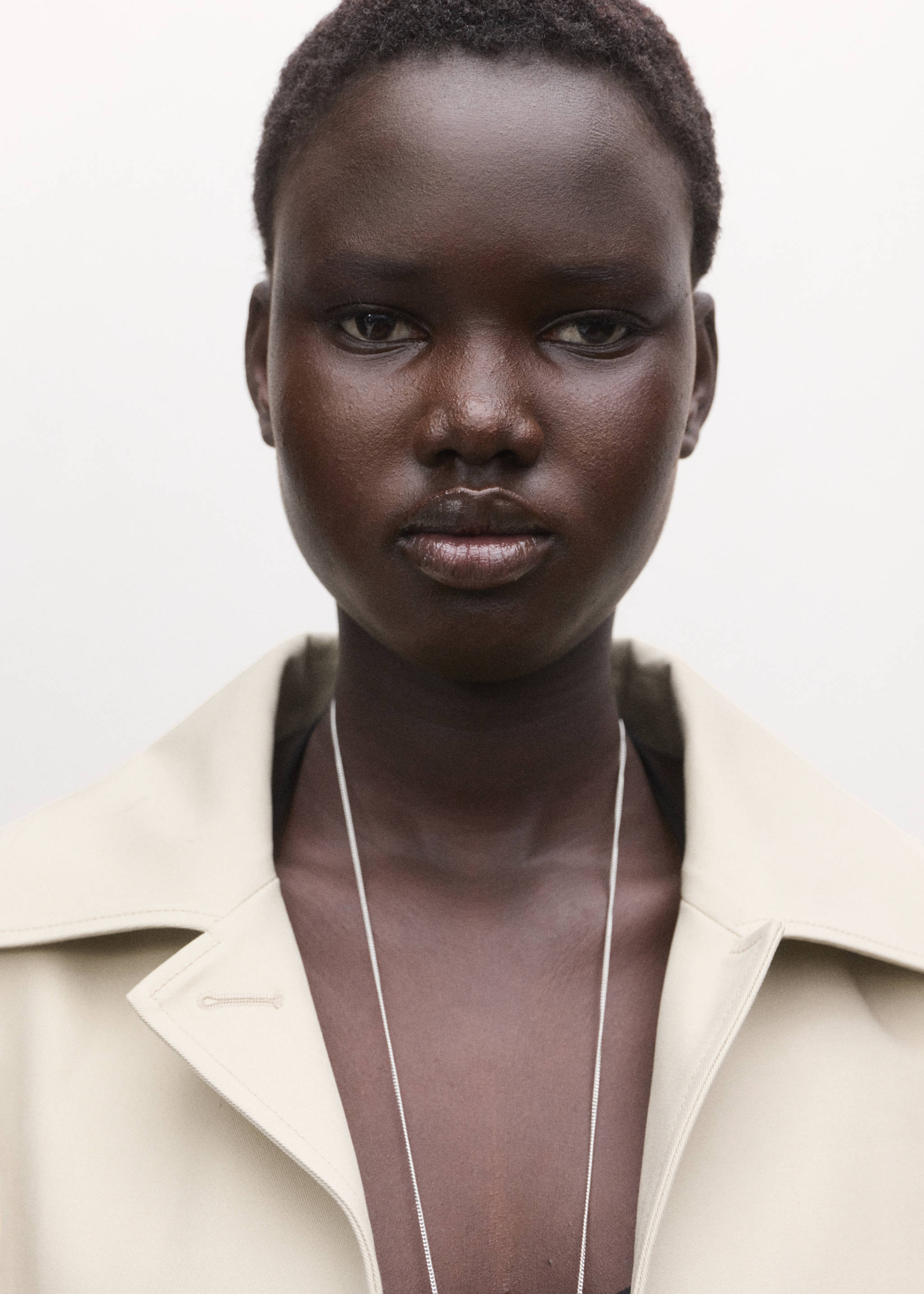 Trench 100% algodón bolsillos - Detalle del artículo 1, Gris claro/pastel. Ref: 27084779-00.