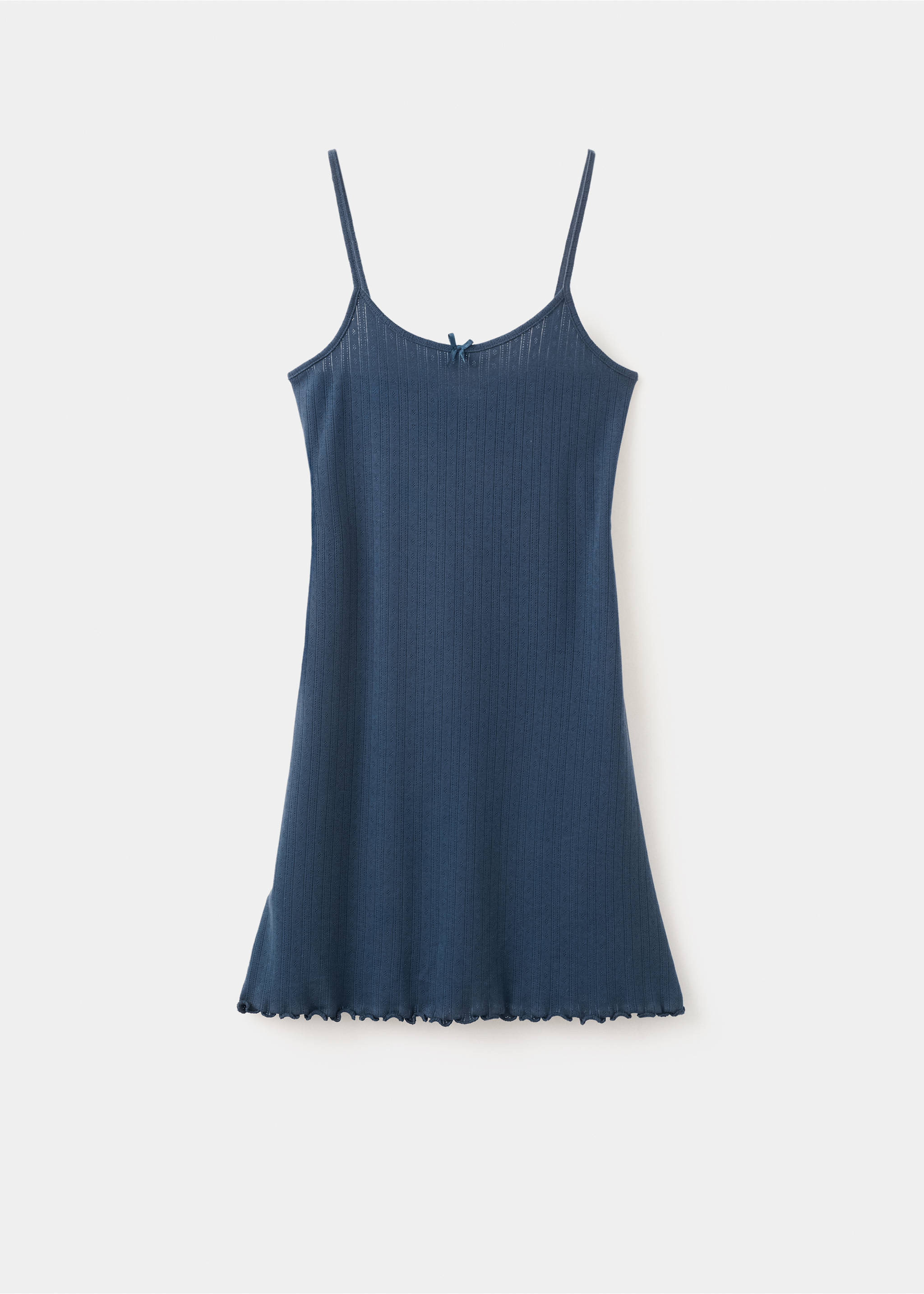 Camisón punto canalé - Artículo sin modelo, Azul marino. Ref: 27084782-00.