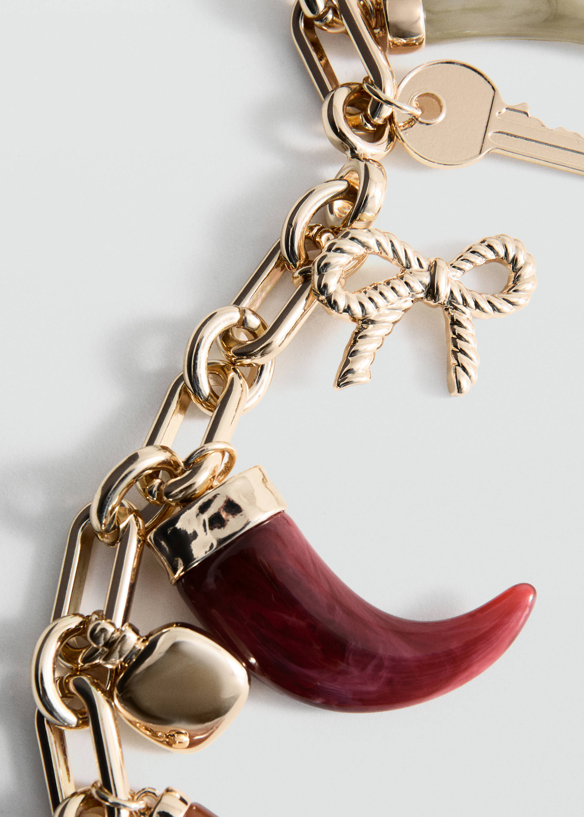 Charms key ring - Medium plane