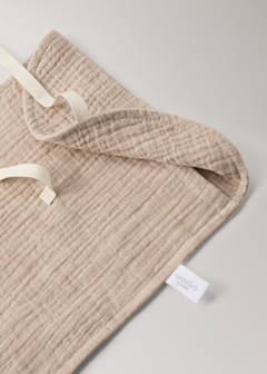 Children’s cotton gauze toiletry bag — Beige 2