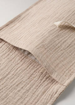 Children’s cotton gauze toiletry bag — Beige 3