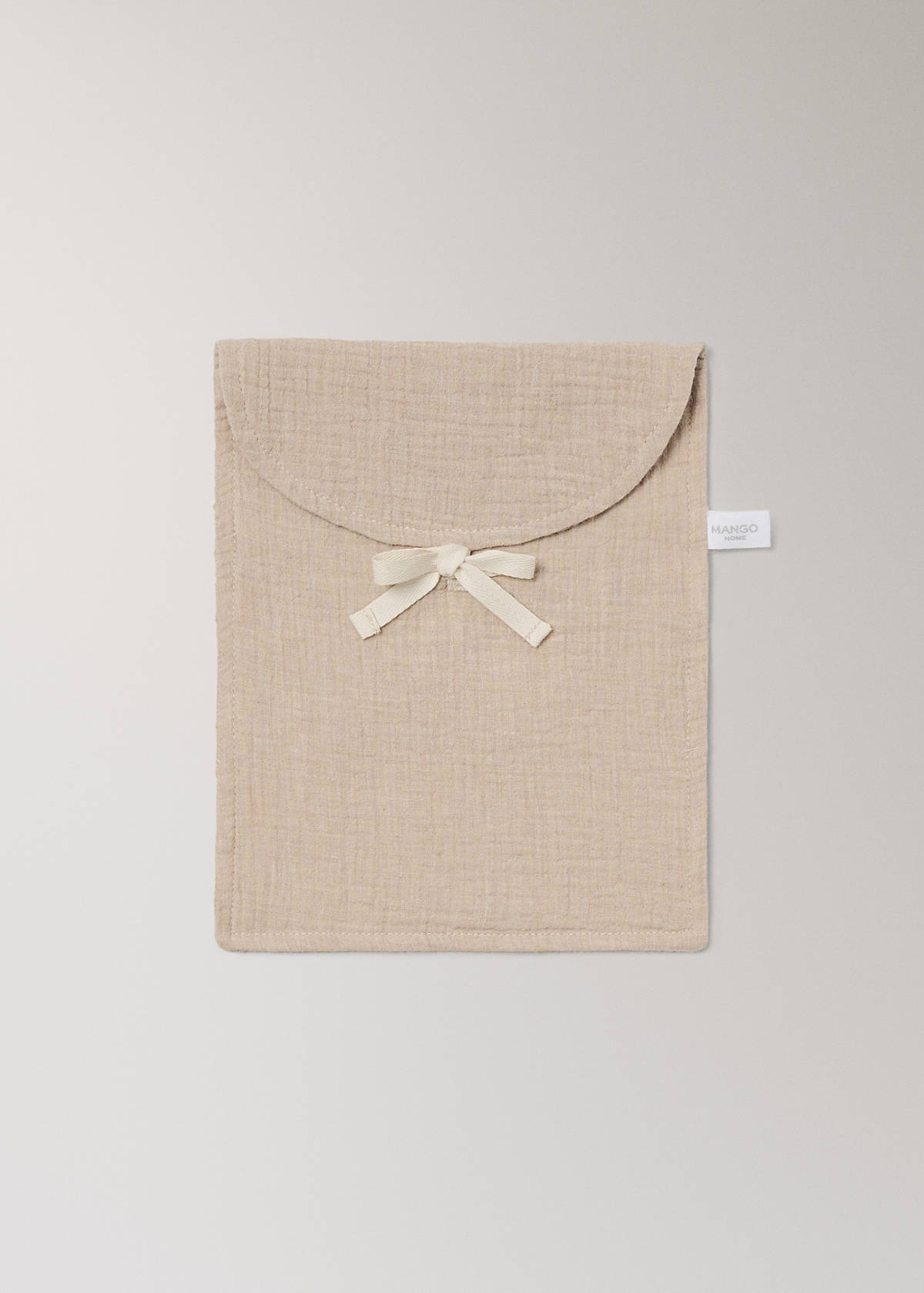 Children’s cotton gauze toiletry bag — Beige