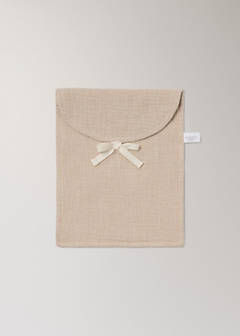 Children’s cotton gauze toiletry bag — Beige 5