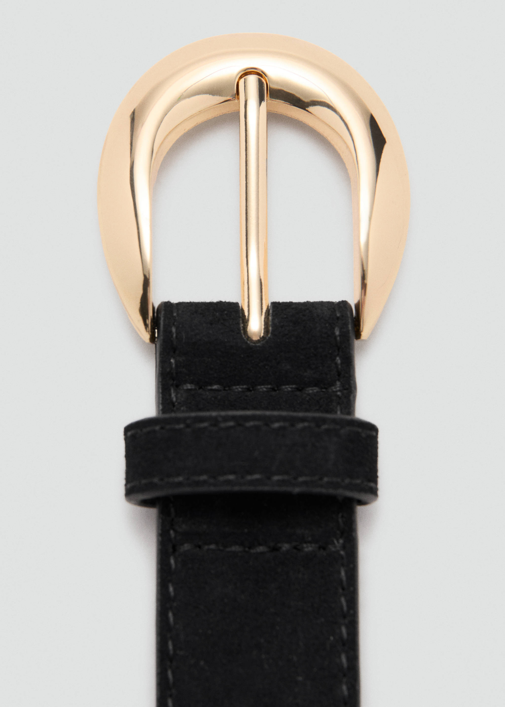 Ledergürtel mit ovalförmiger Schnalle - Detail des Artikels 1