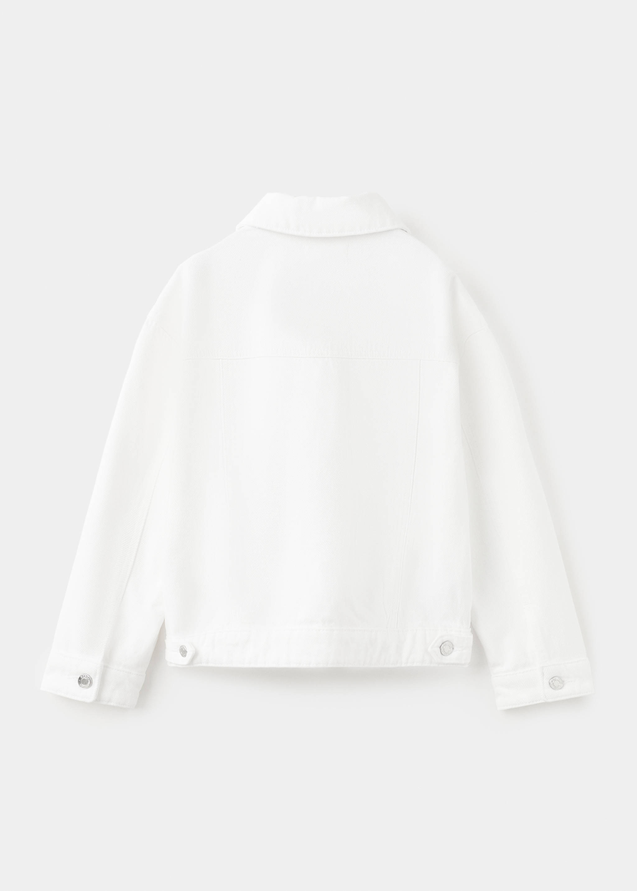 Куртка базовой модели из денима - Обратная сторона изделия