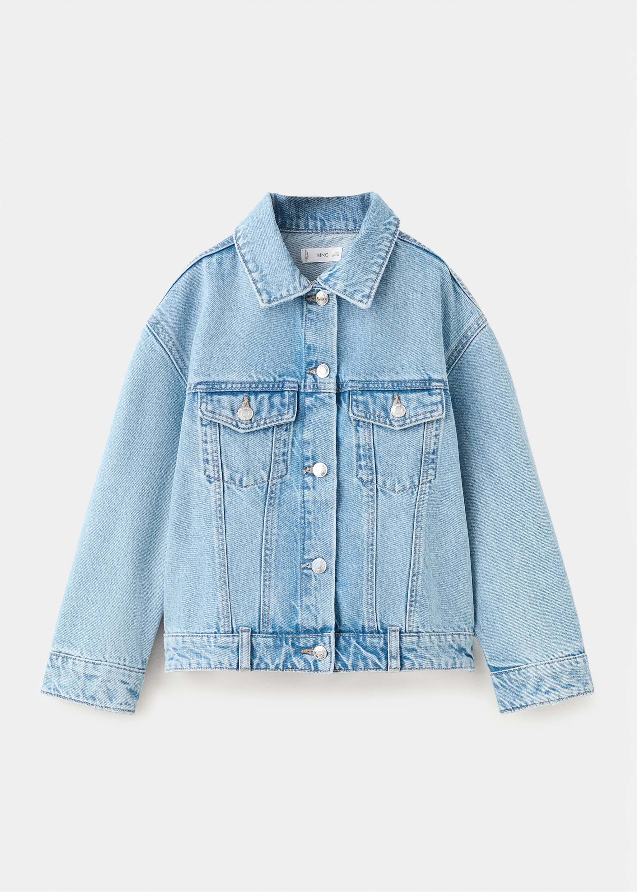Basic denim jacket - General plane, Medium Blue. Ref: 27085142-00.