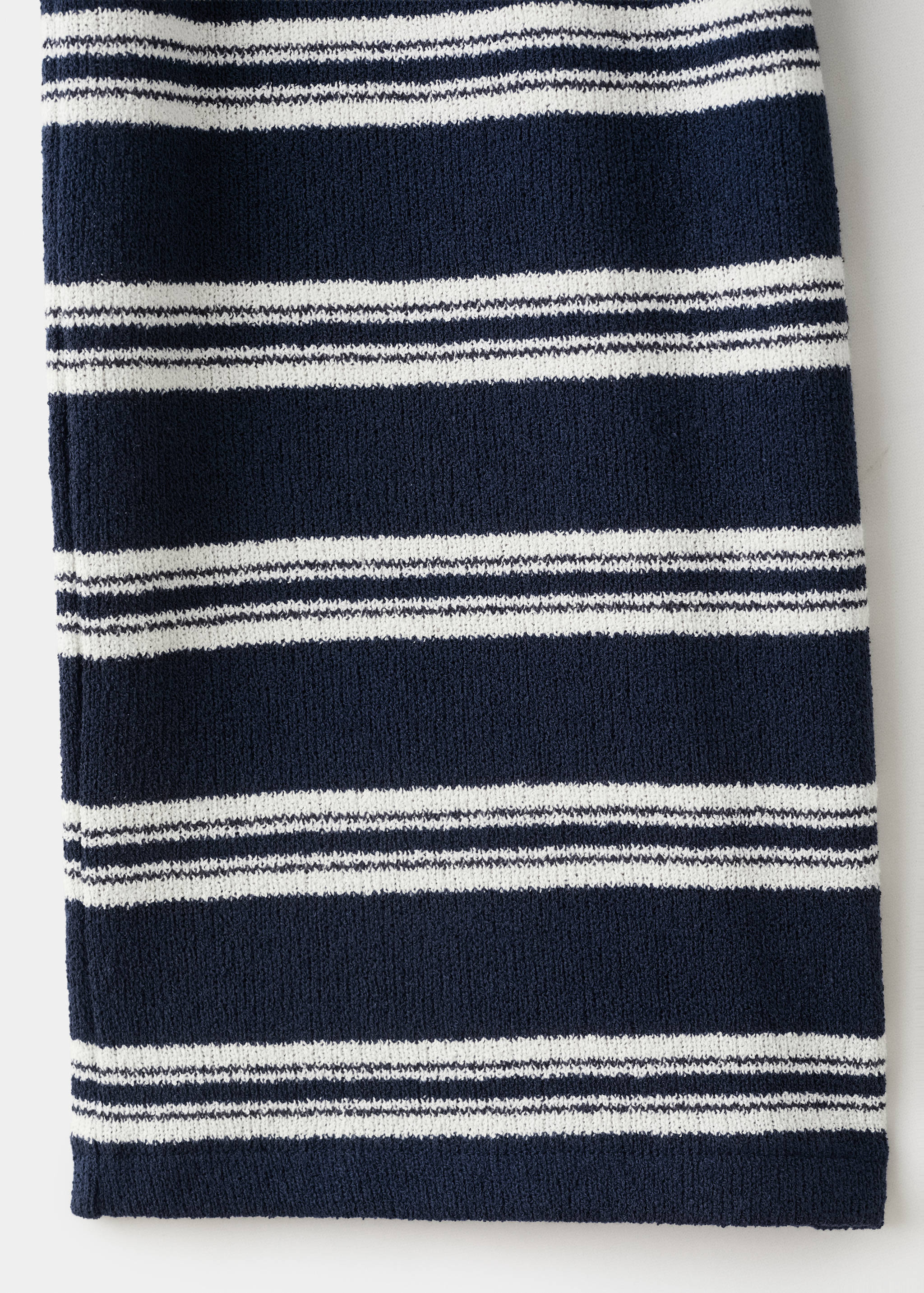 Striped knit trousers - Details of the article 0